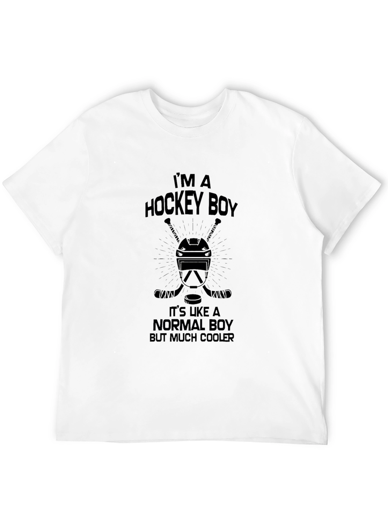 Hockey Boy T-Shirt - Cool & Comfortable