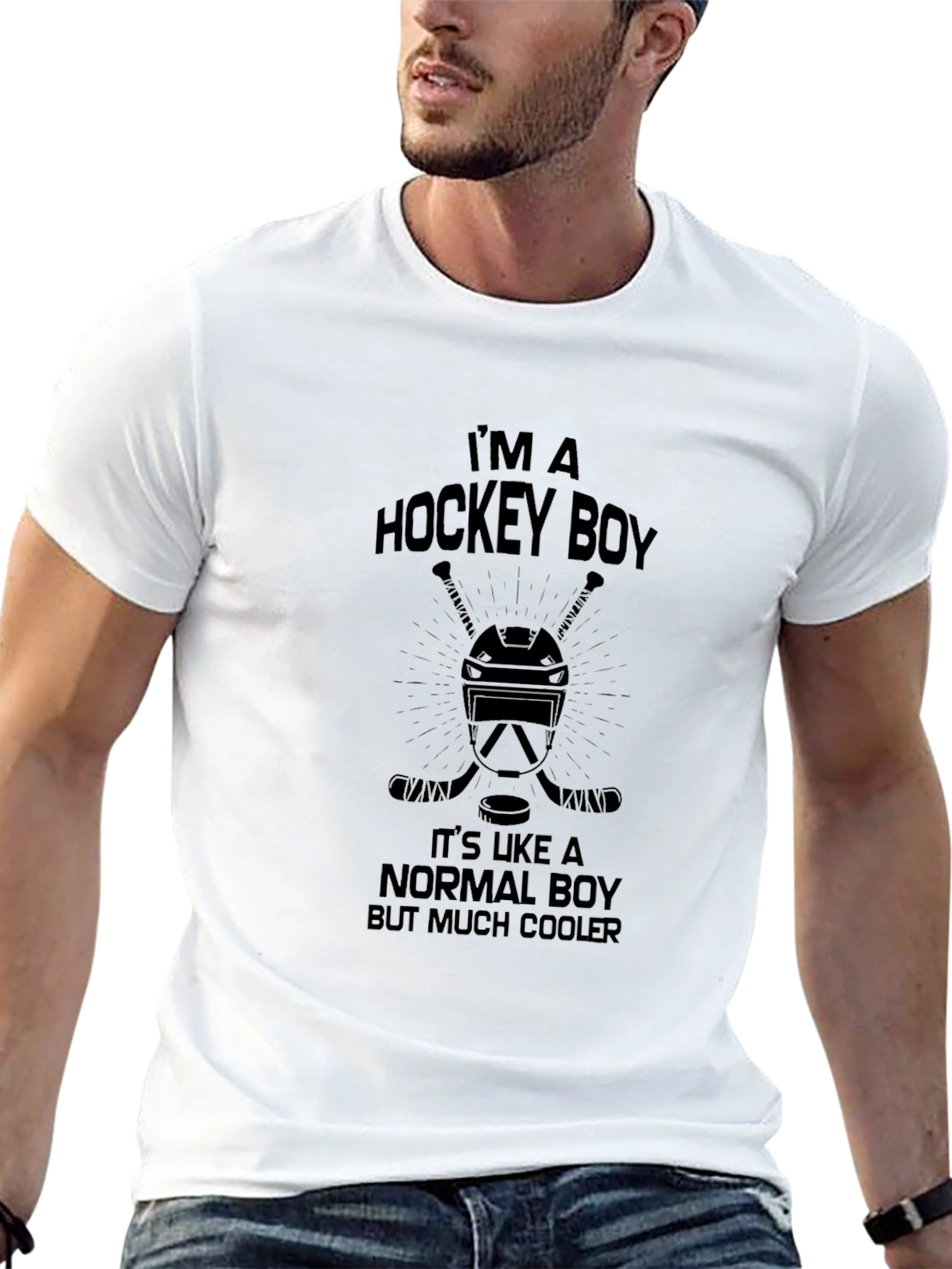 Hockey Boy T-Shirt - Cool & Comfortable