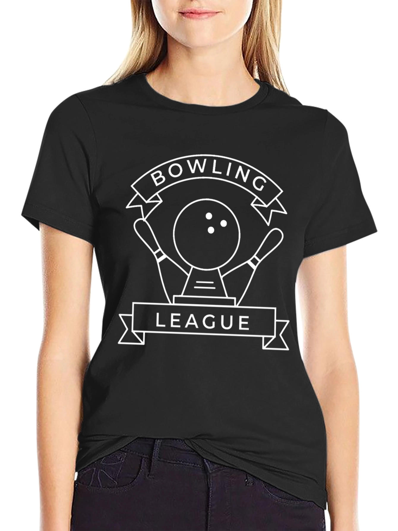 Bowling League Graphic Tee - Strike Up Fun!