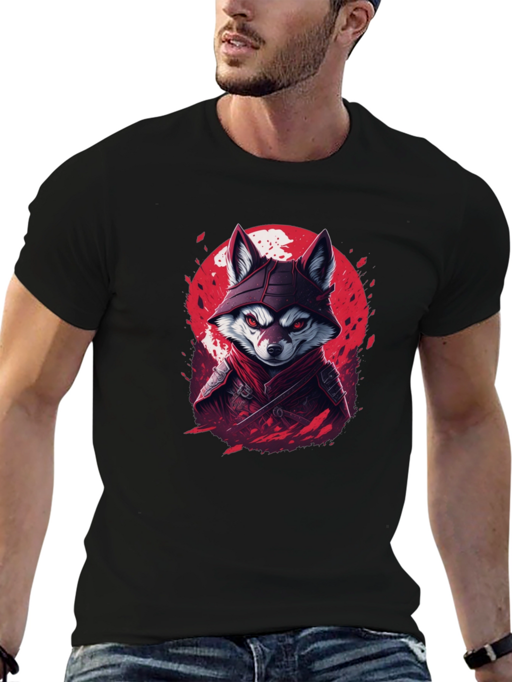 Samurai Fox Graphic Tee