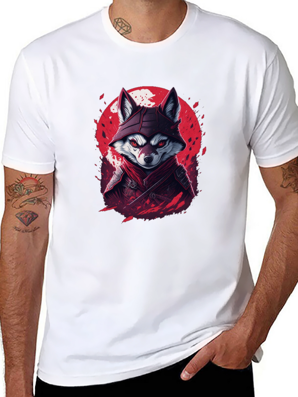 Samurai Fox Graphic Tee