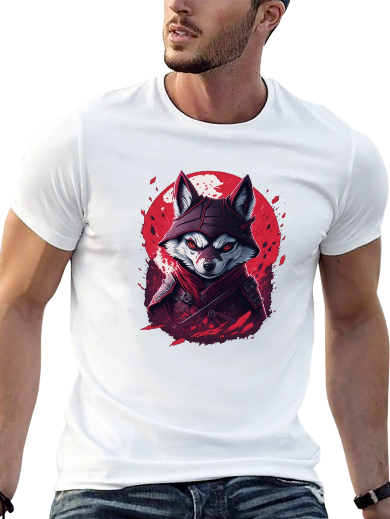 Samurai Fox Graphic Tee