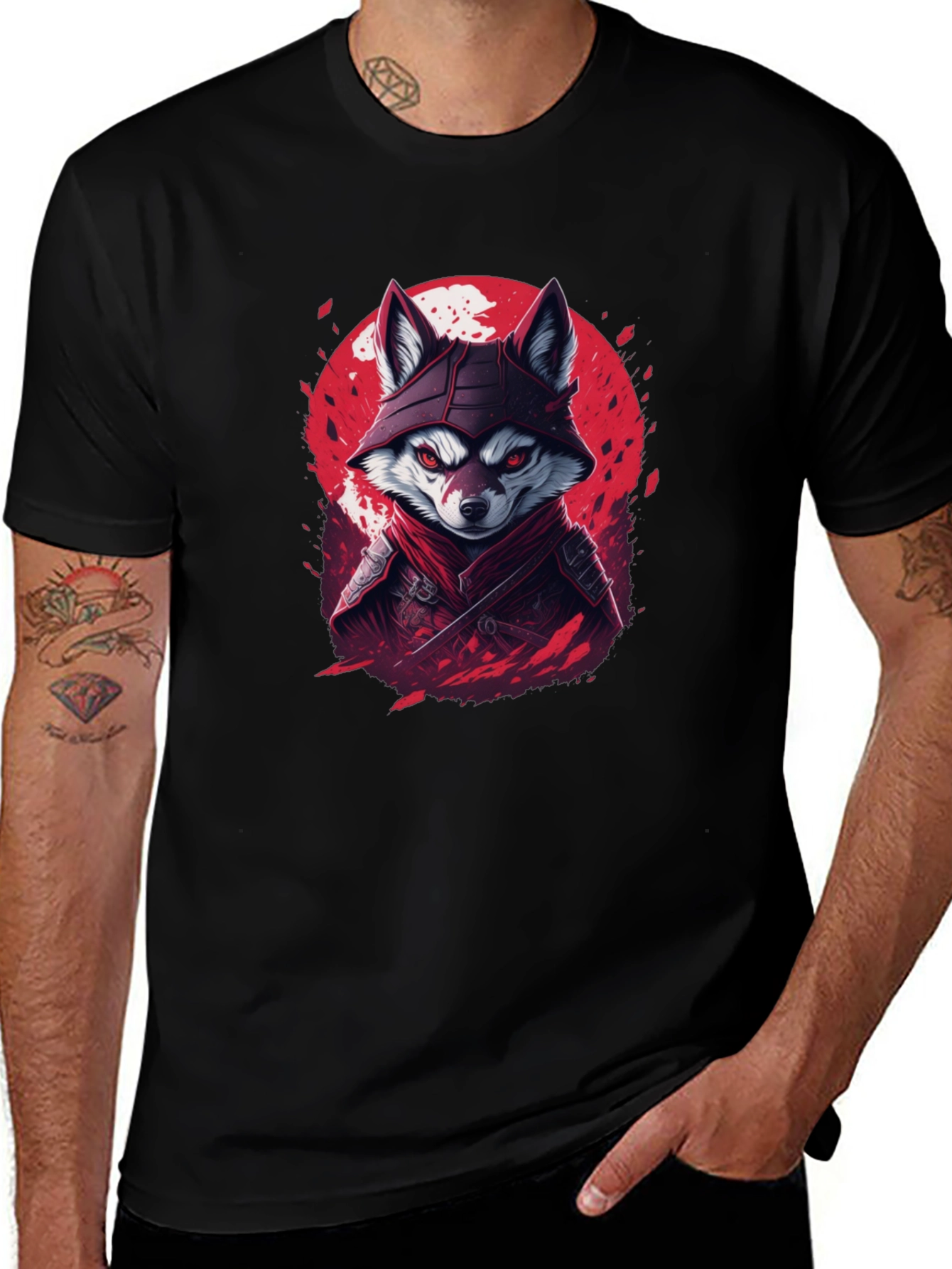 Samurai Fox Graphic Tee