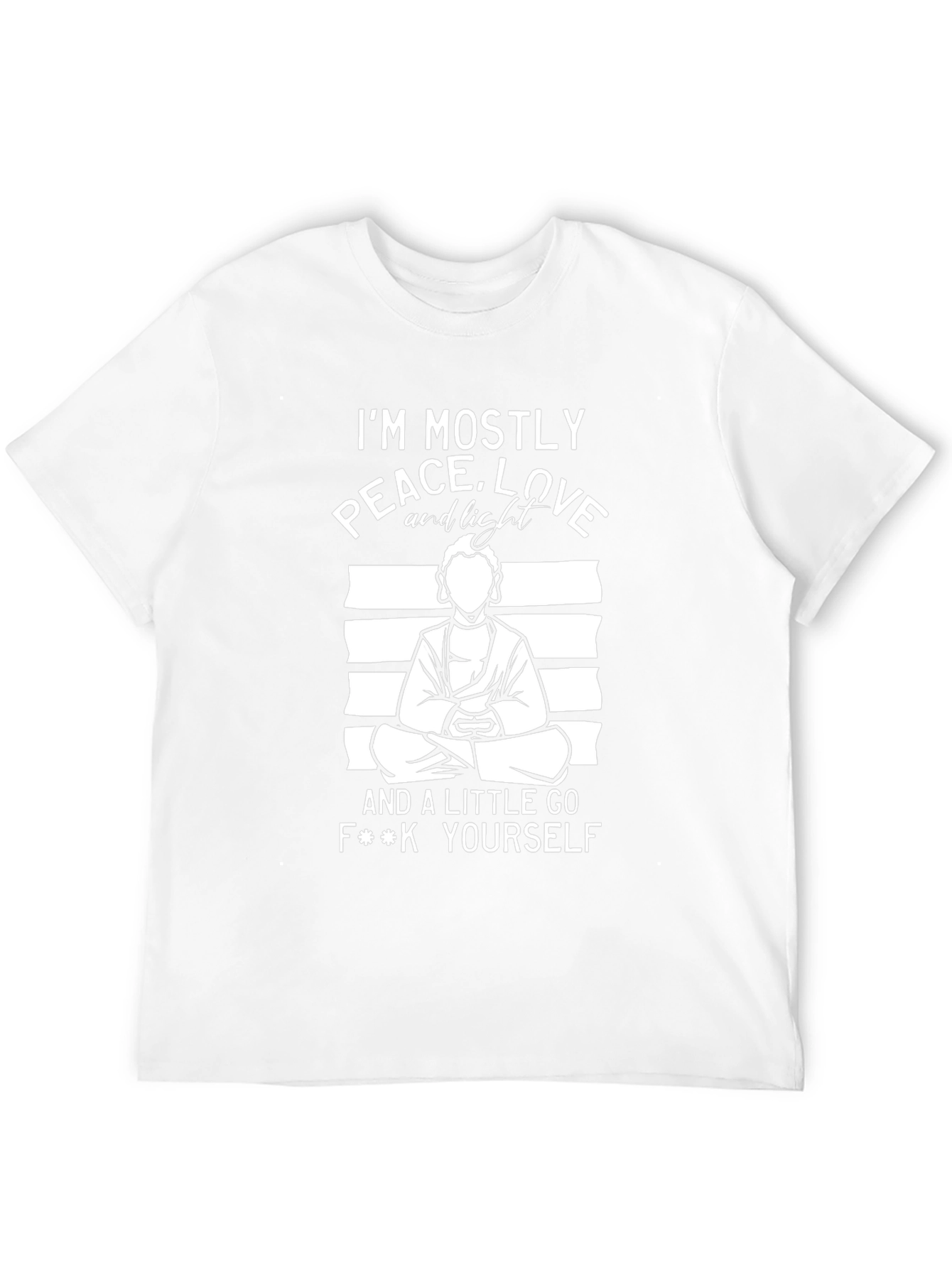 Peace Love & A Little Go F**k Yourself Graphic Tee