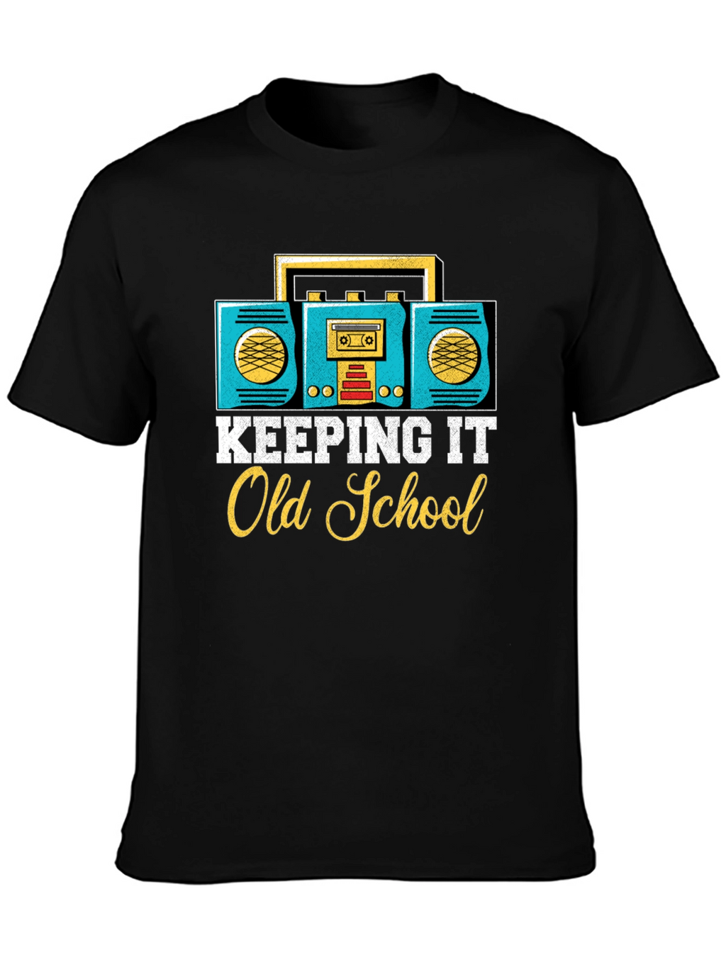 Retro Boombox Old School T-Shirt