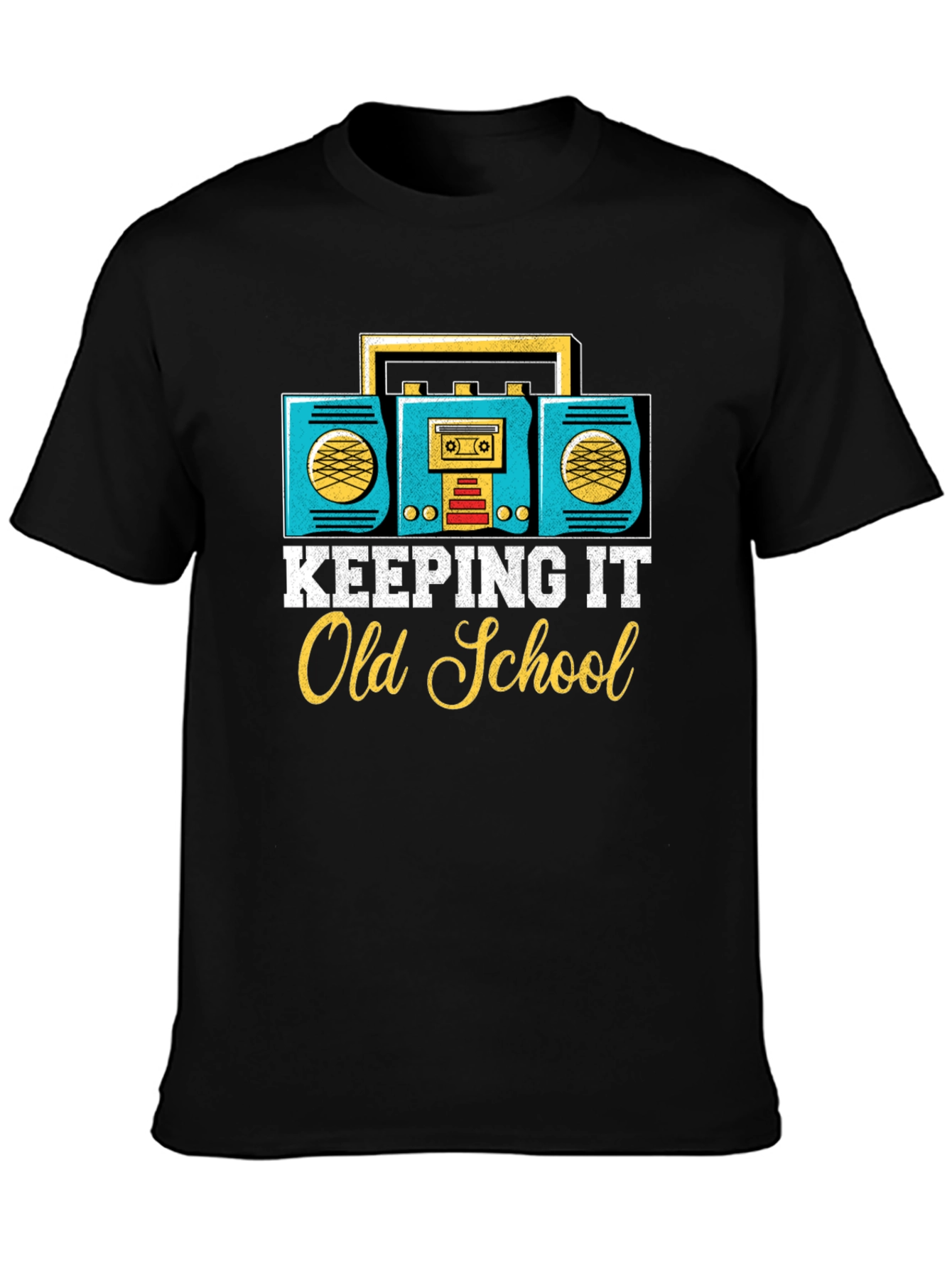 Retro Boombox Old School T-Shirt