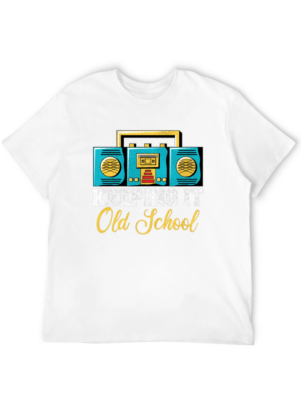 Retro Boombox Old School T-Shirt