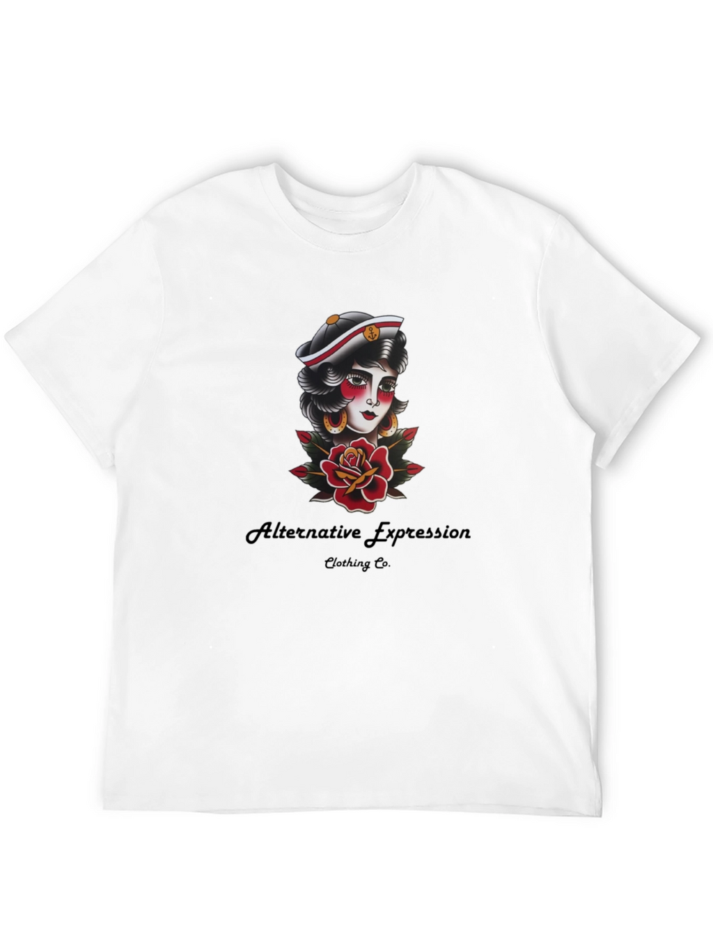 Sailor Tattoo Graphic Black Tee
