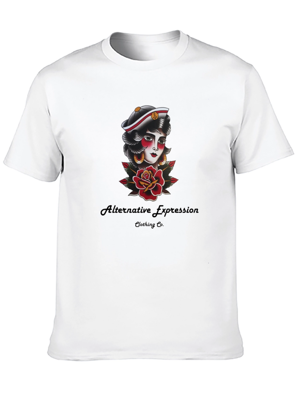 Sailor Tattoo Graphic Black Tee
