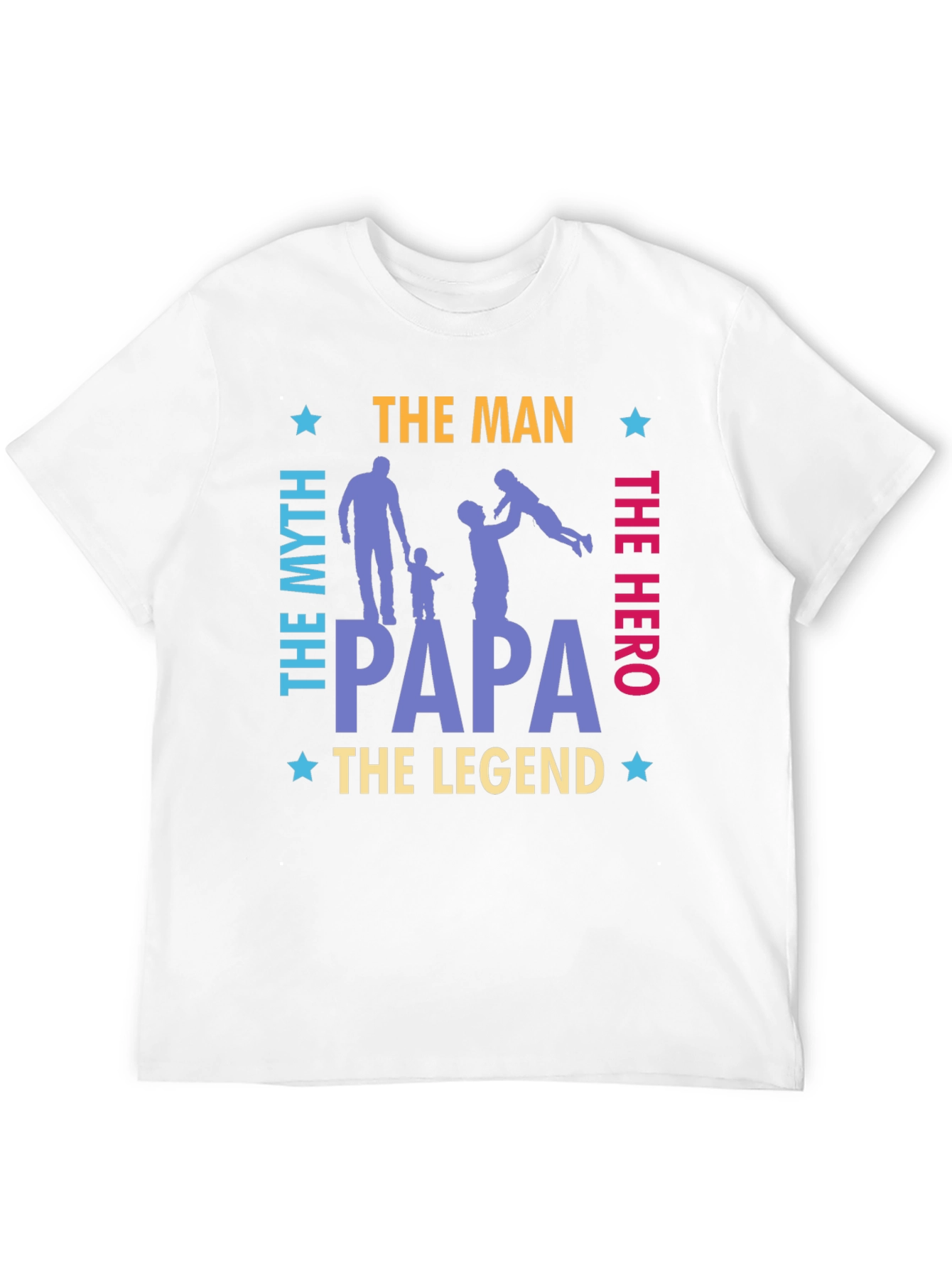 Papa The Man The Myth The Legend Hero T-Shirt