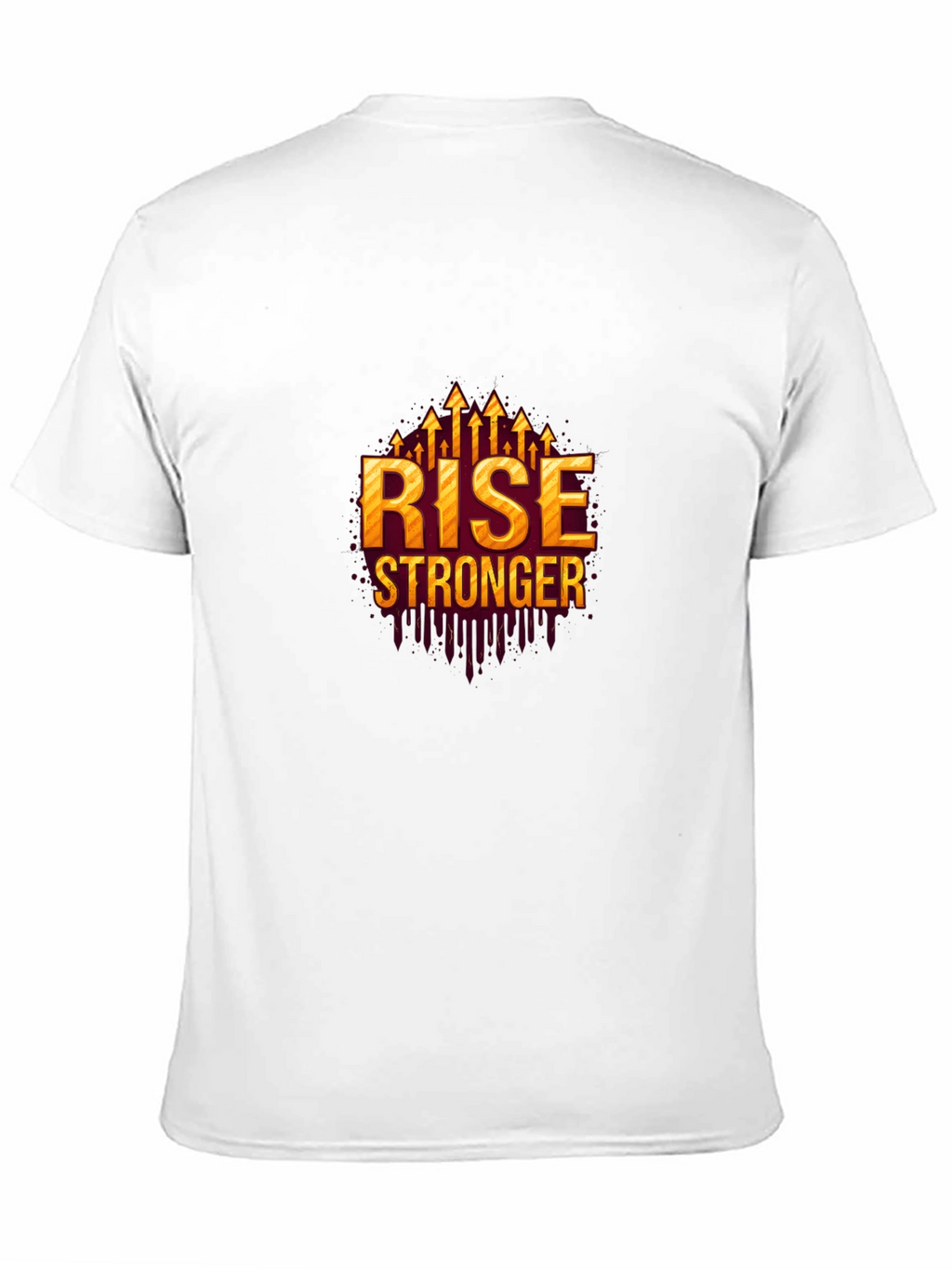 Rise Stronger Graphic Black T-Shirt