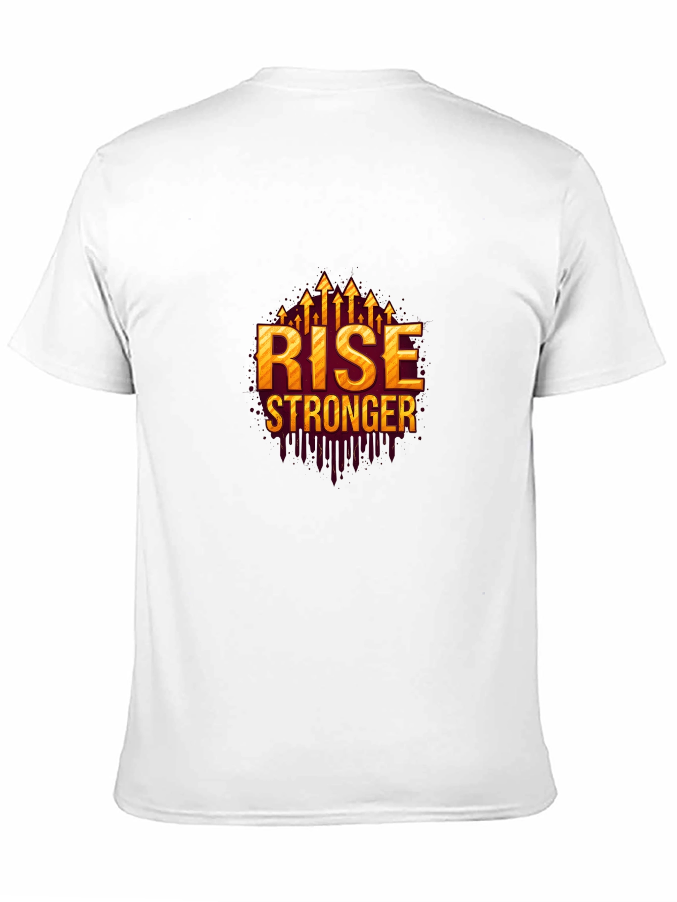Rise Stronger Graphic Black T-Shirt