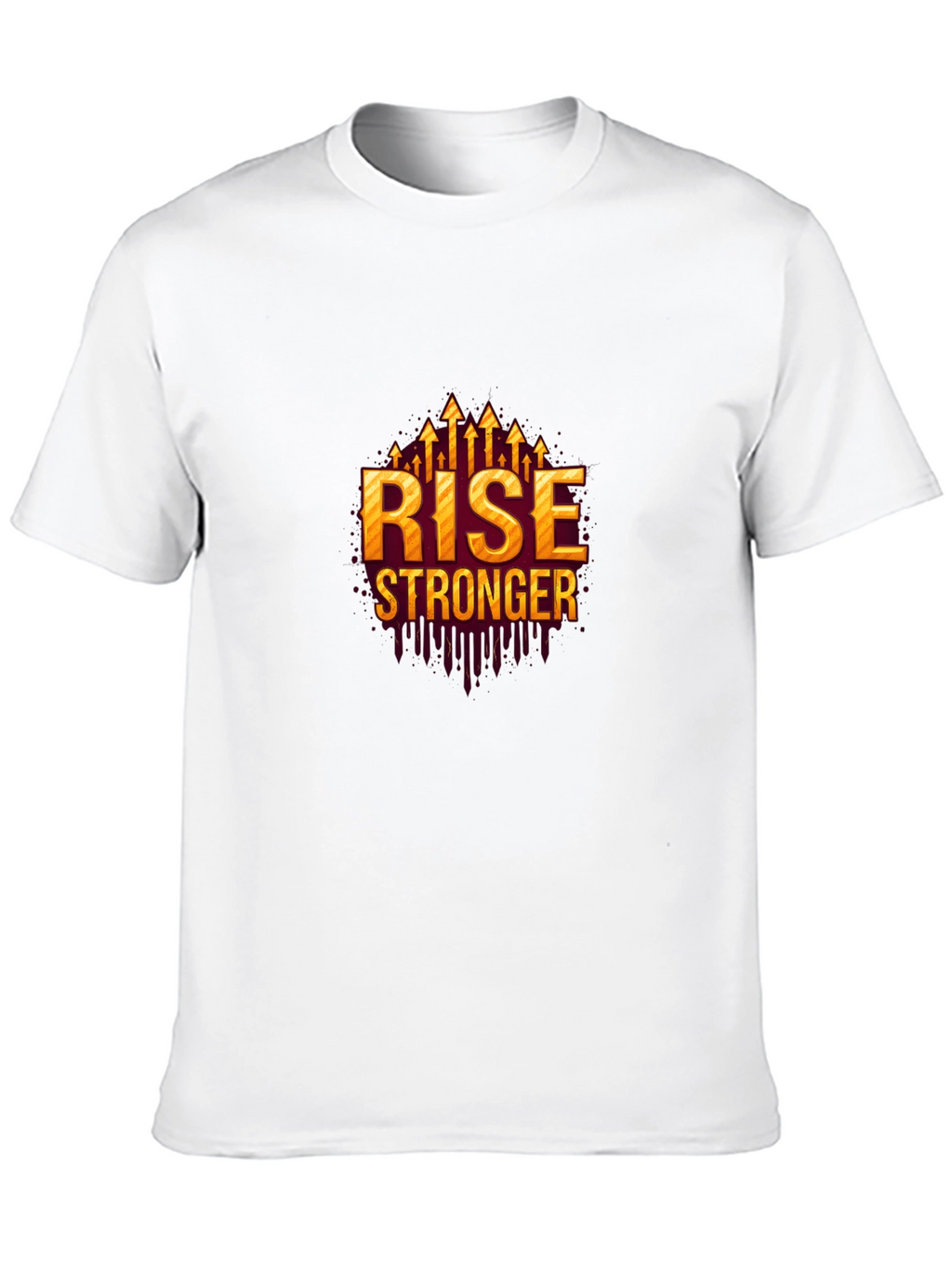Rise Stronger Graphic Black T-Shirt