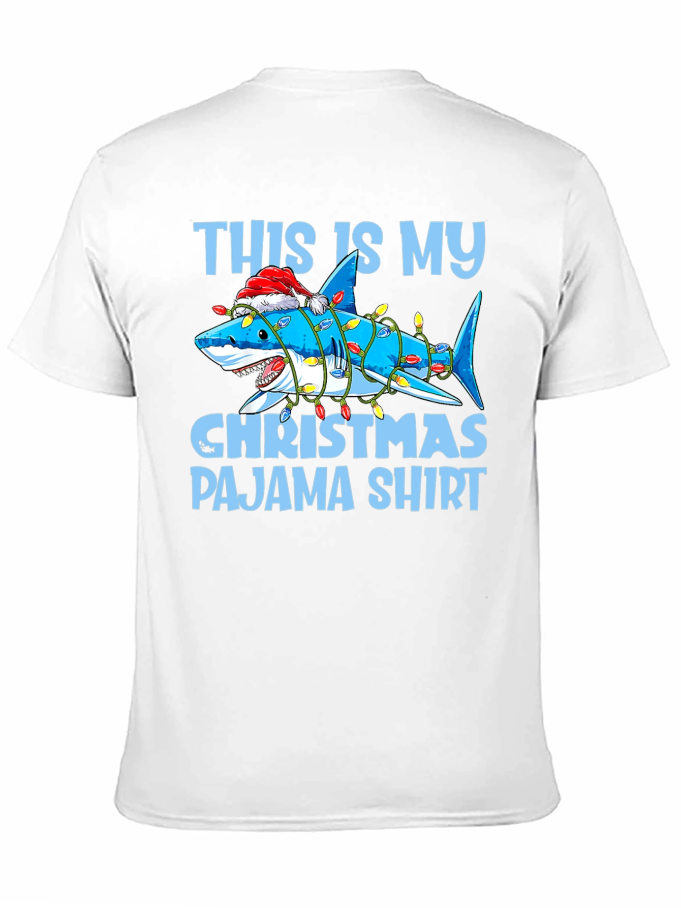 Shark Christmas Pajama Shirt