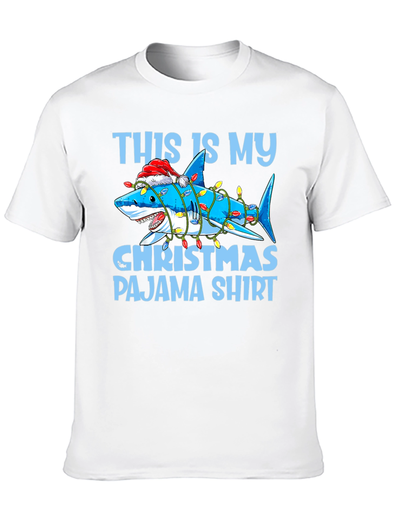 Shark Christmas Pajama Shirt