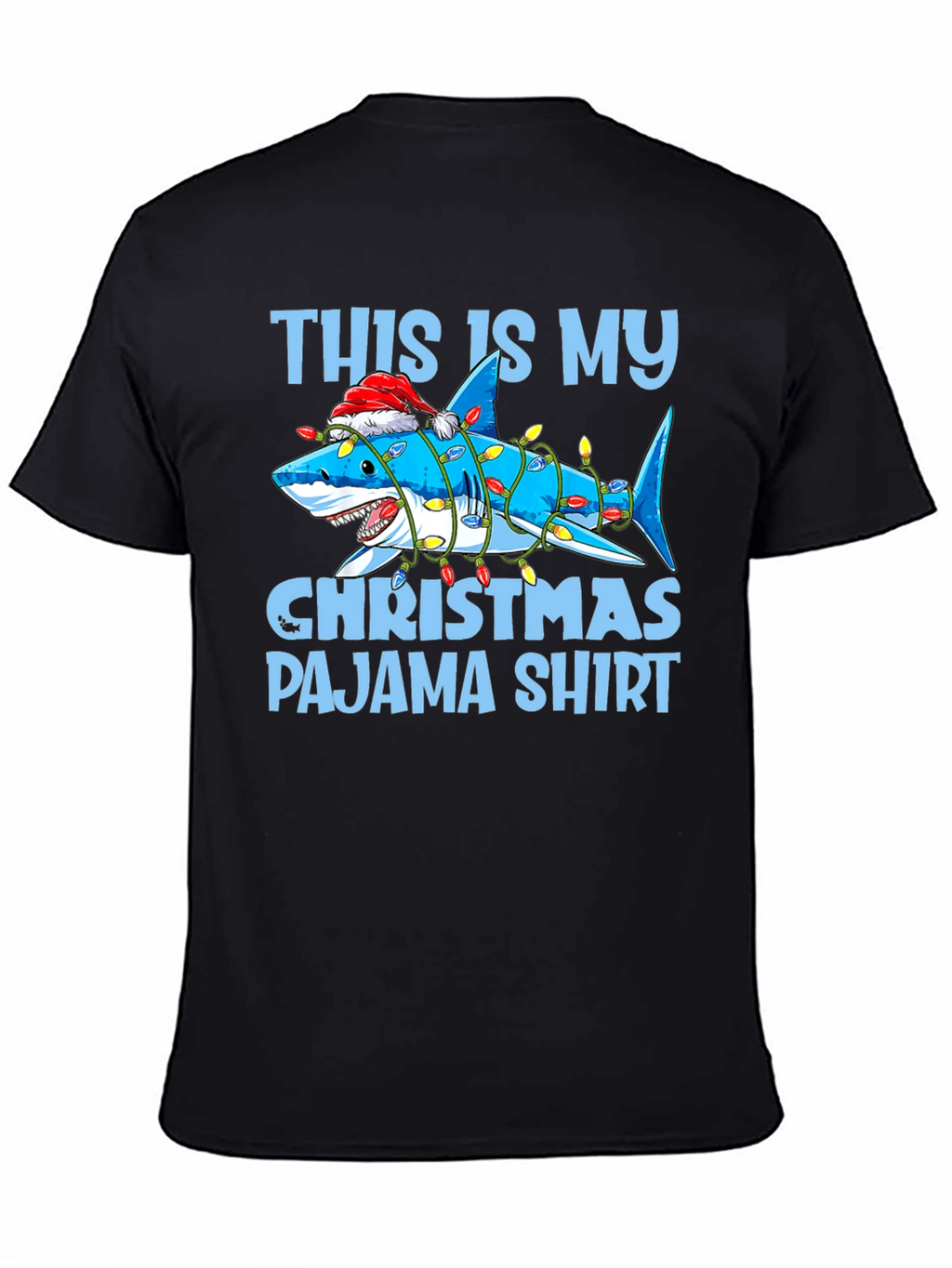 Shark Christmas Pajama Shirt