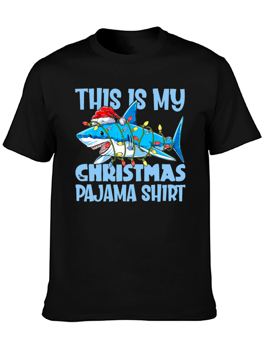 Shark Christmas Pajama Shirt