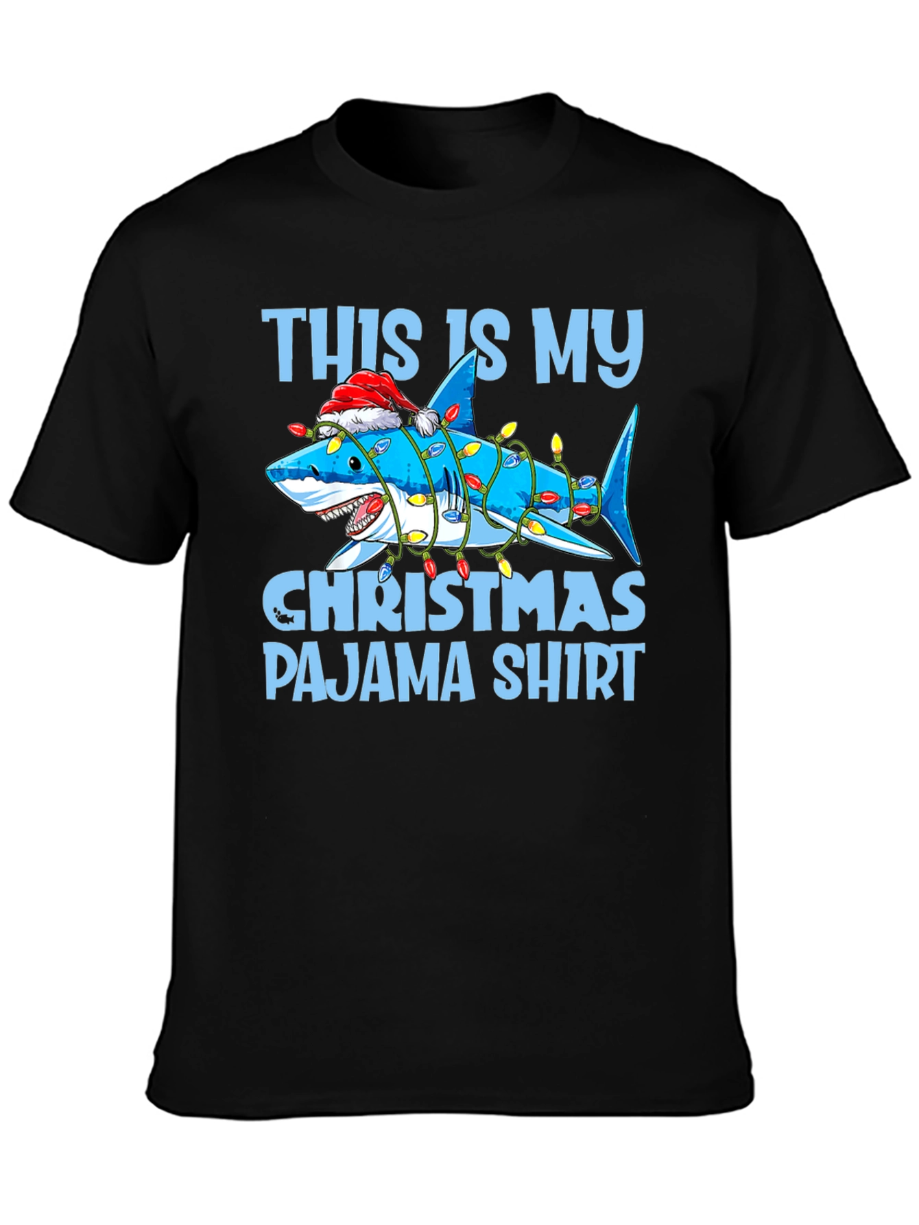 Shark Christmas Pajama Shirt