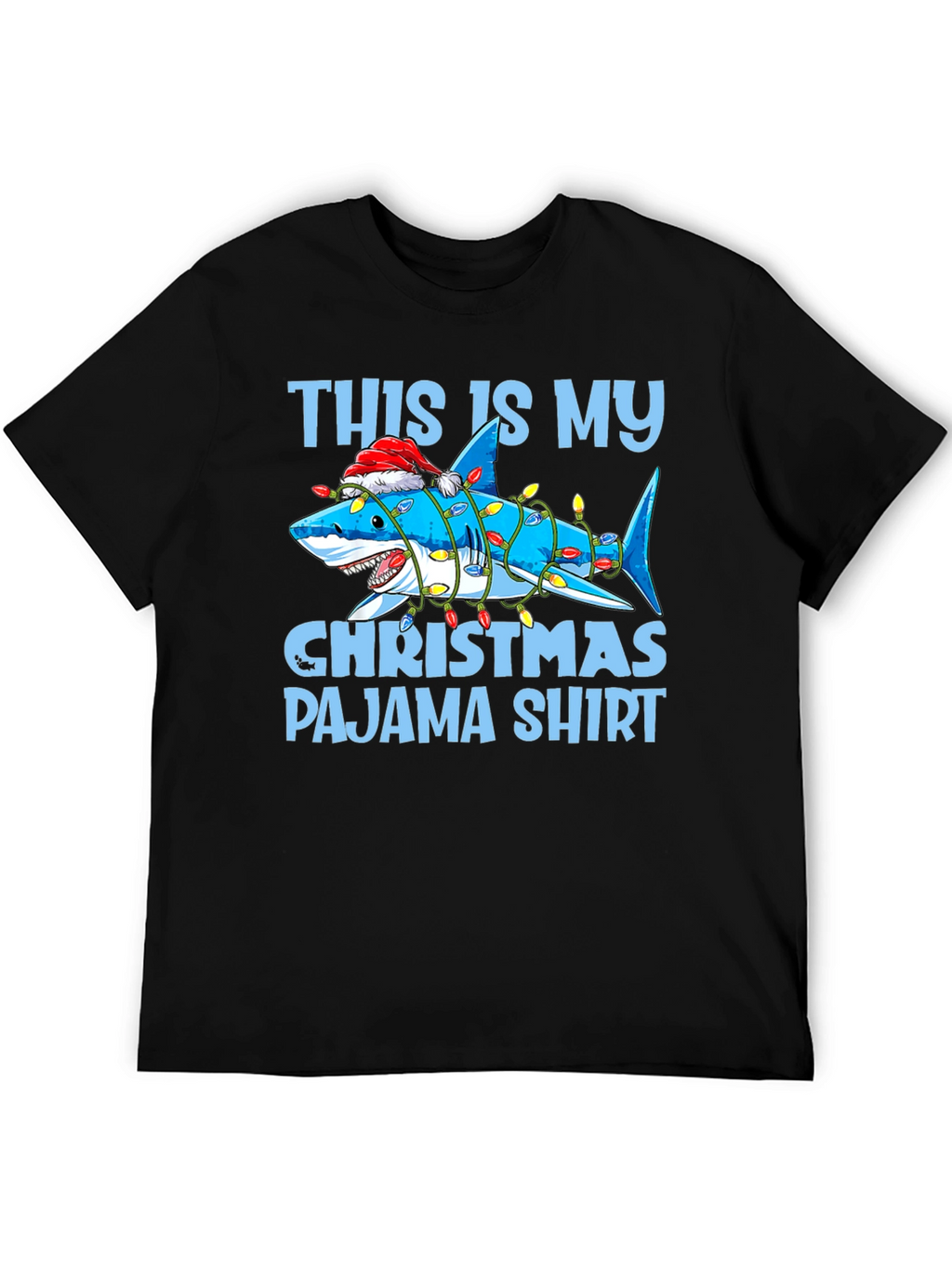 Shark Christmas Pajama Shirt