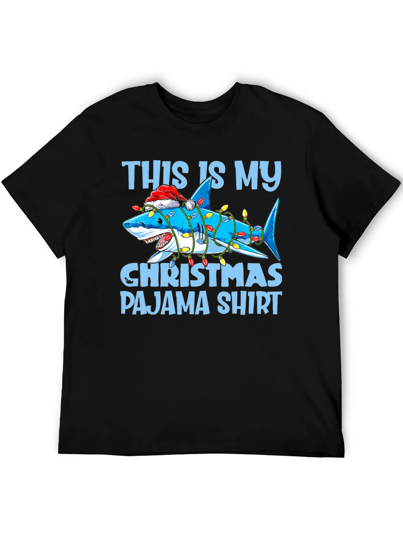 Shark Christmas Pajama Shirt