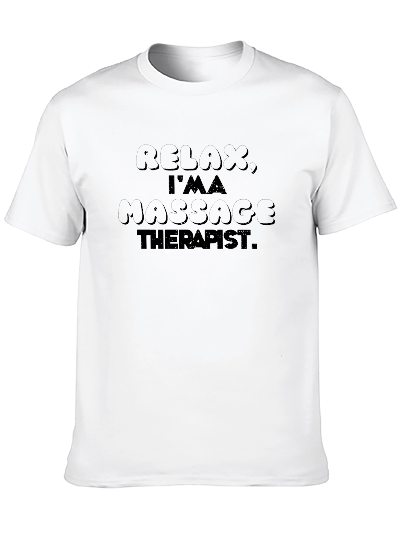 Relax Im A Massage Therapist Black T-Shirt