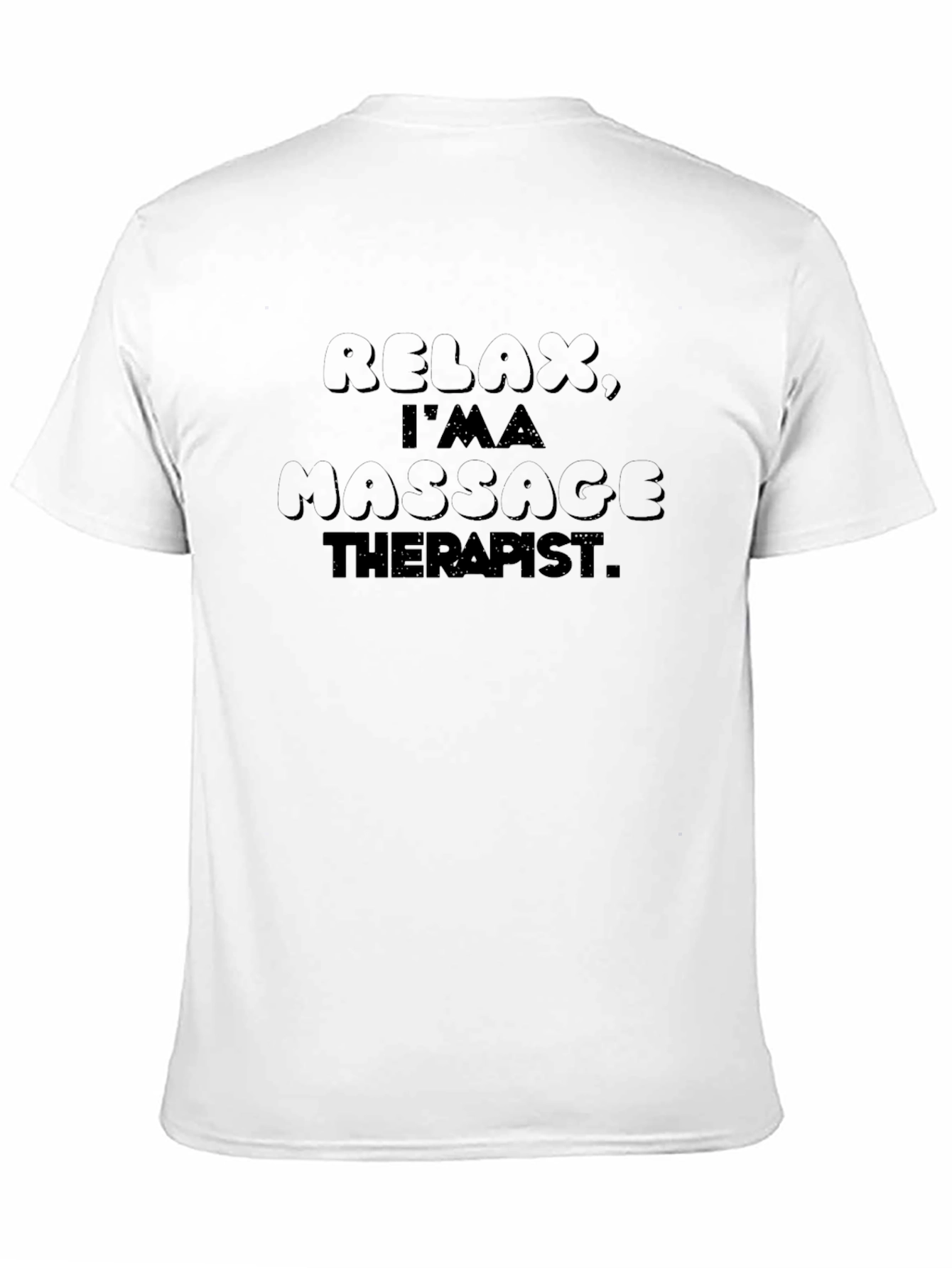 Relax Im A Massage Therapist Black T-Shirt