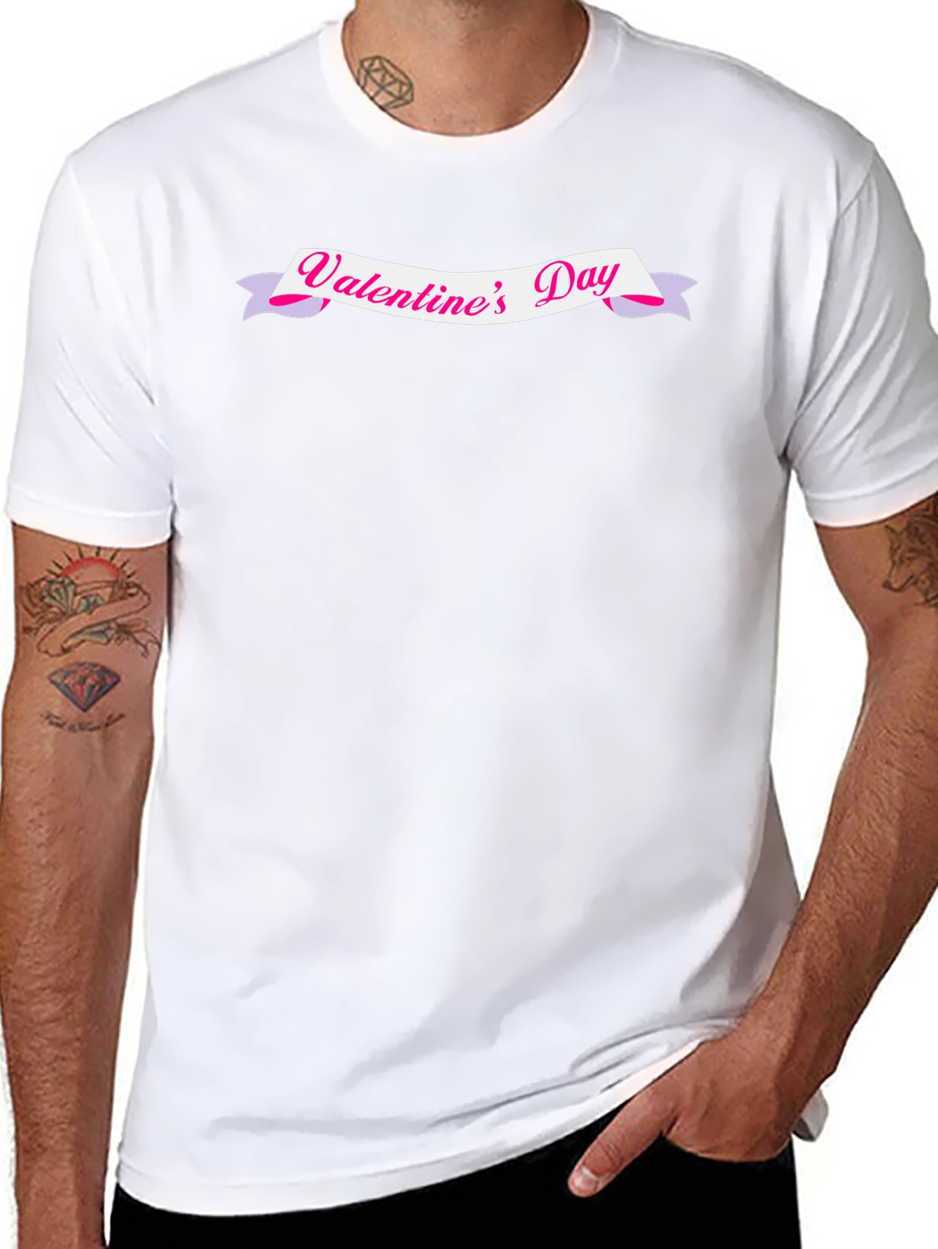 Valentines Day Black T-Shirt
