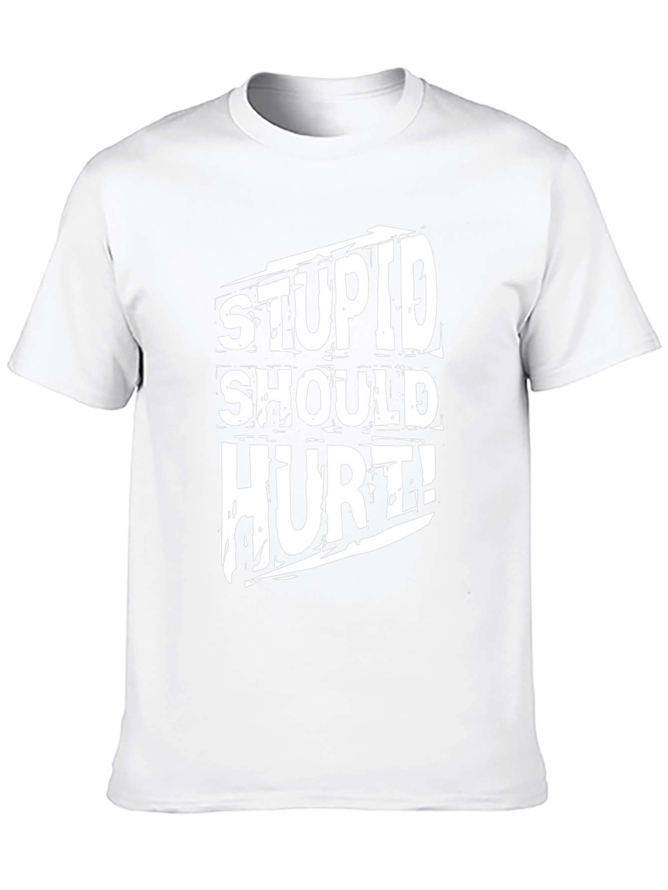 Stupid Should Hurt! Black Graphic Tee