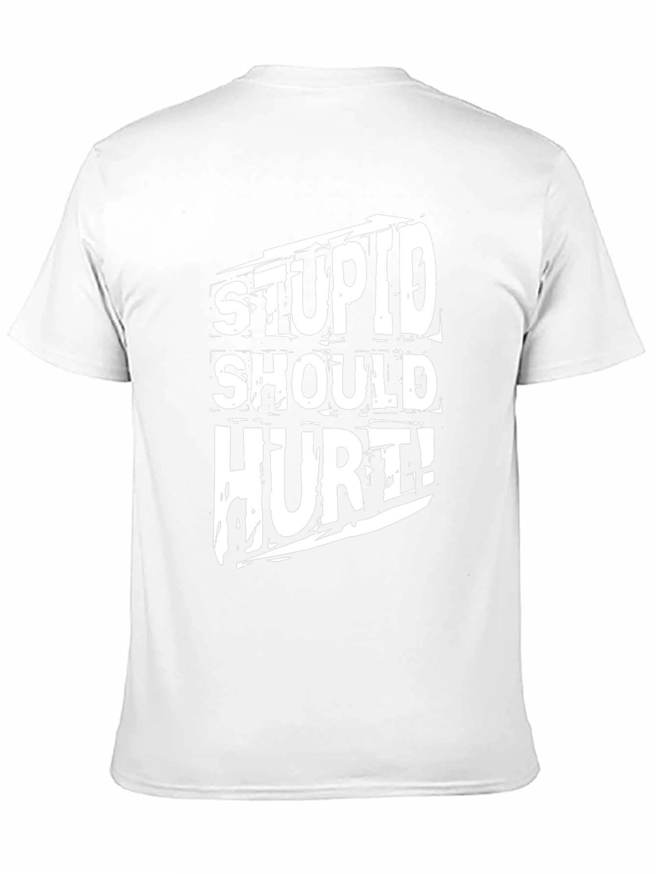 Stupid Should Hurt! Black Graphic Tee