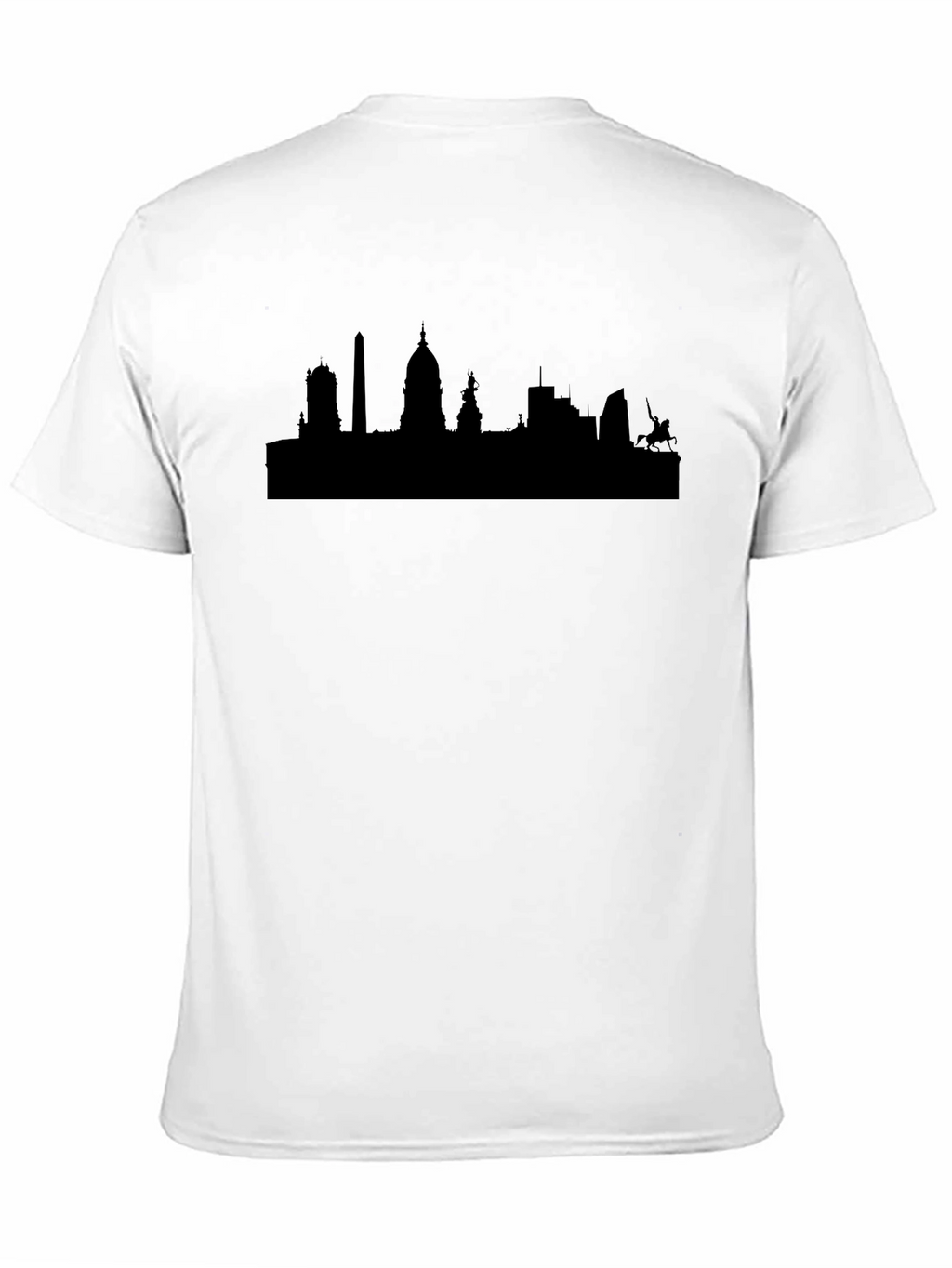 Cityscape Silhouette T-Shirt - Classic Black Tee