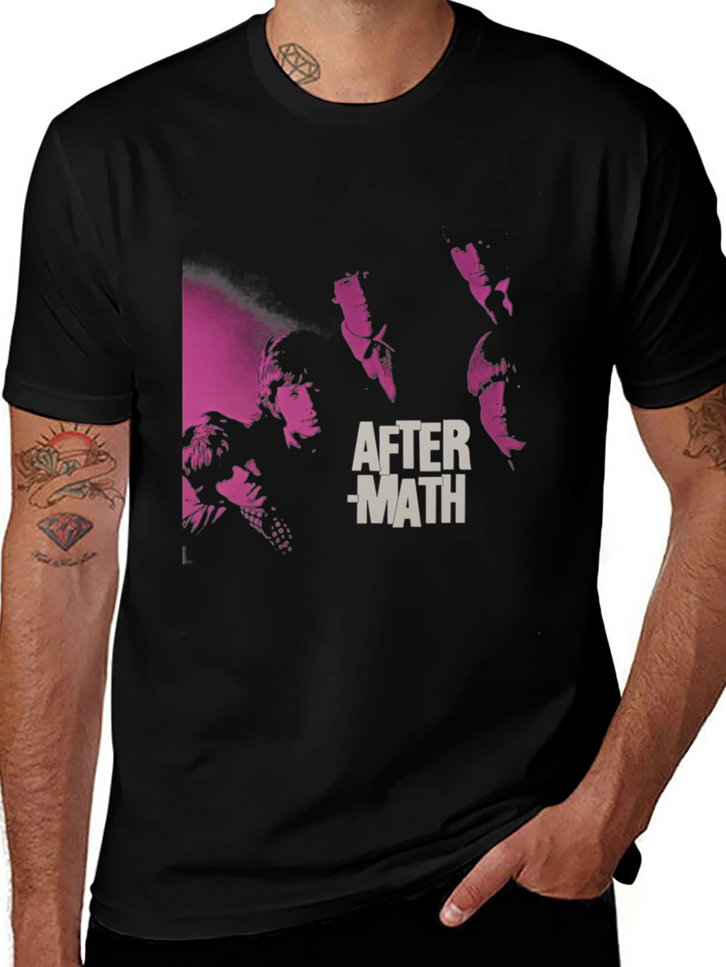 Aftermath Album Cover Black T-Shirt