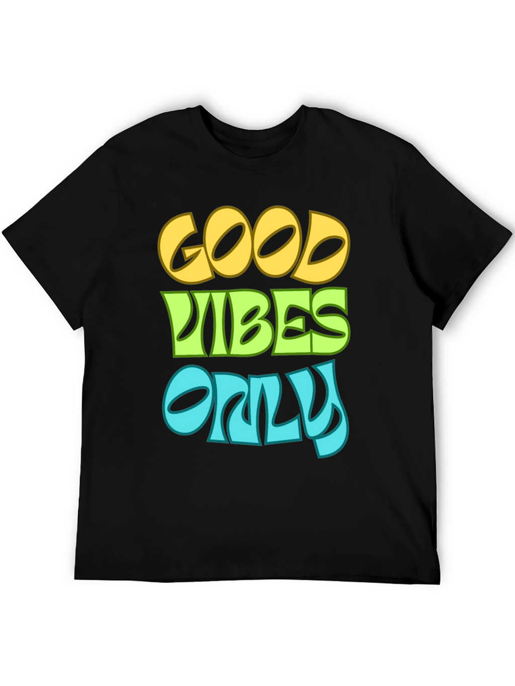Good Vibes Only Black T-Shirt