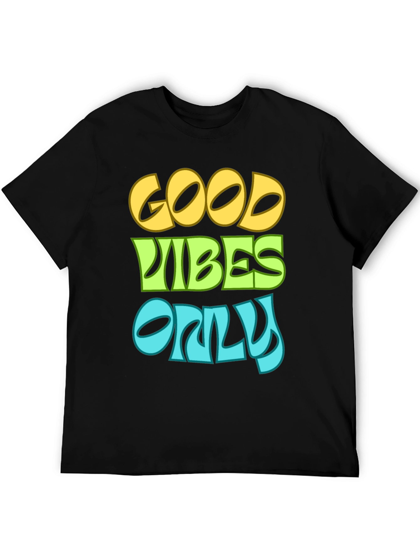 Good Vibes Only Black T-Shirt