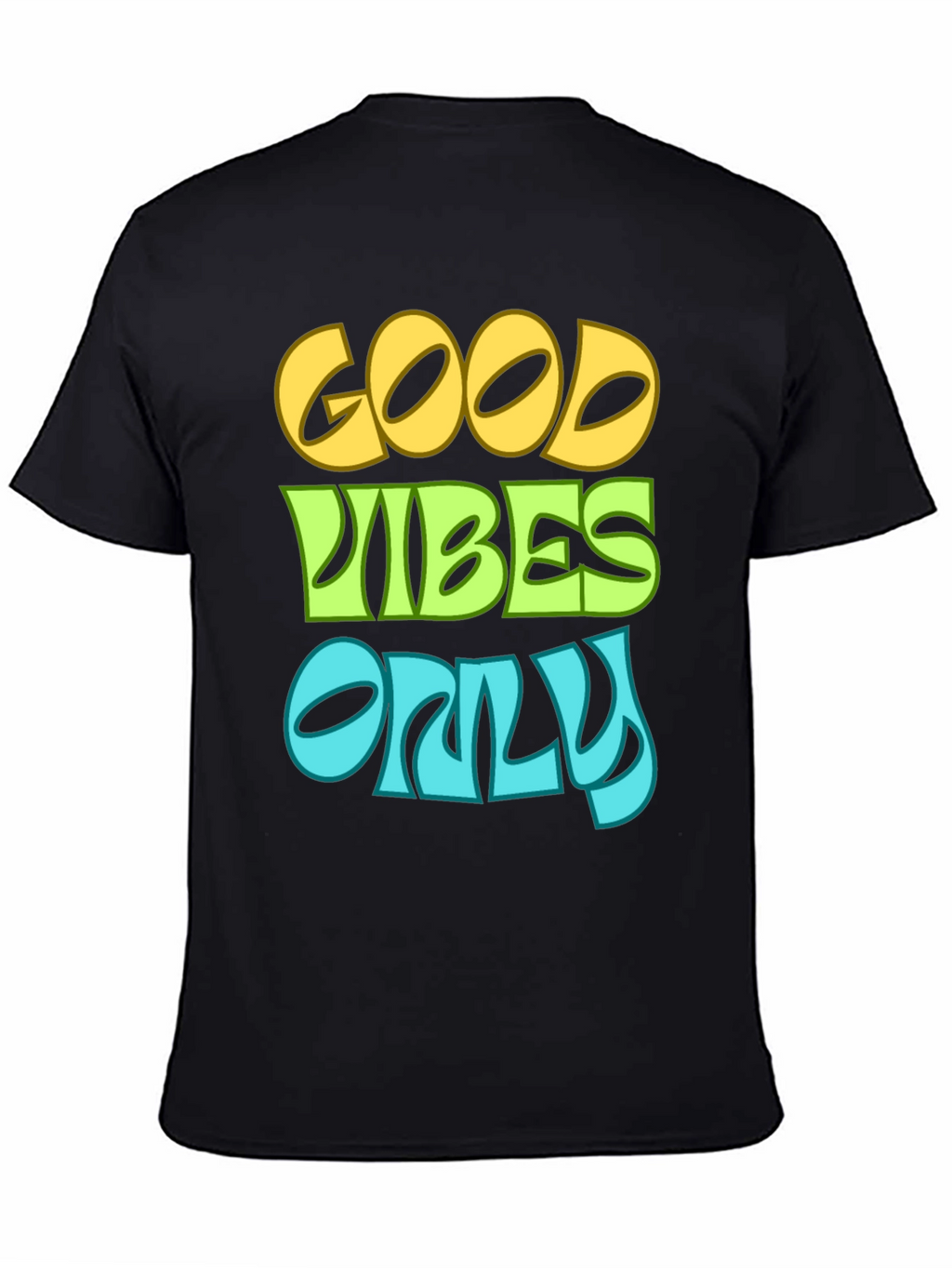 Good Vibes Only Black T-Shirt