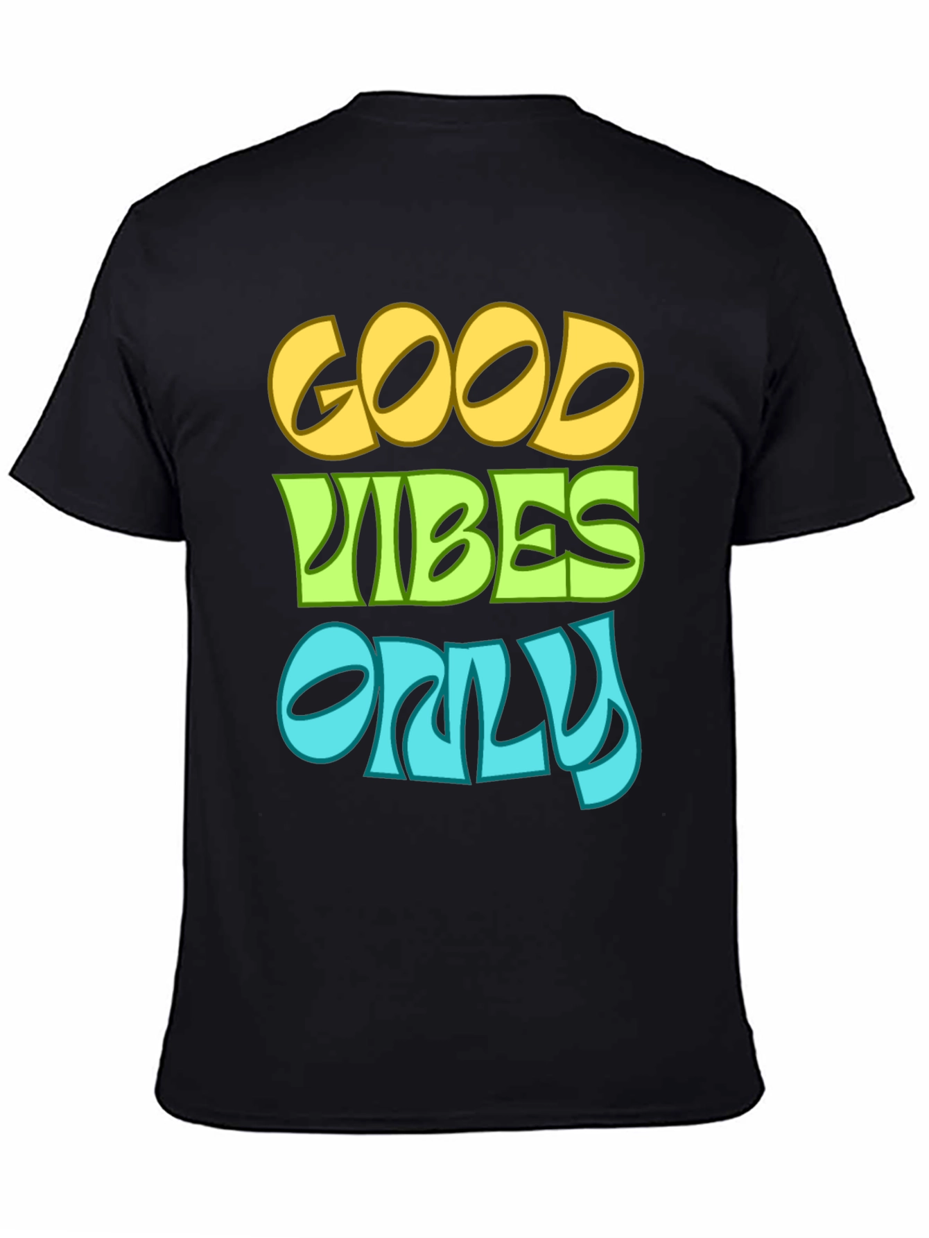 Good Vibes Only Black T-Shirt
