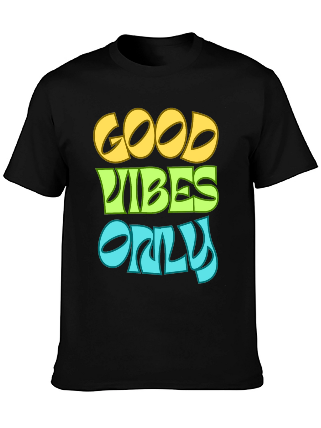 Good Vibes Only Black T-Shirt