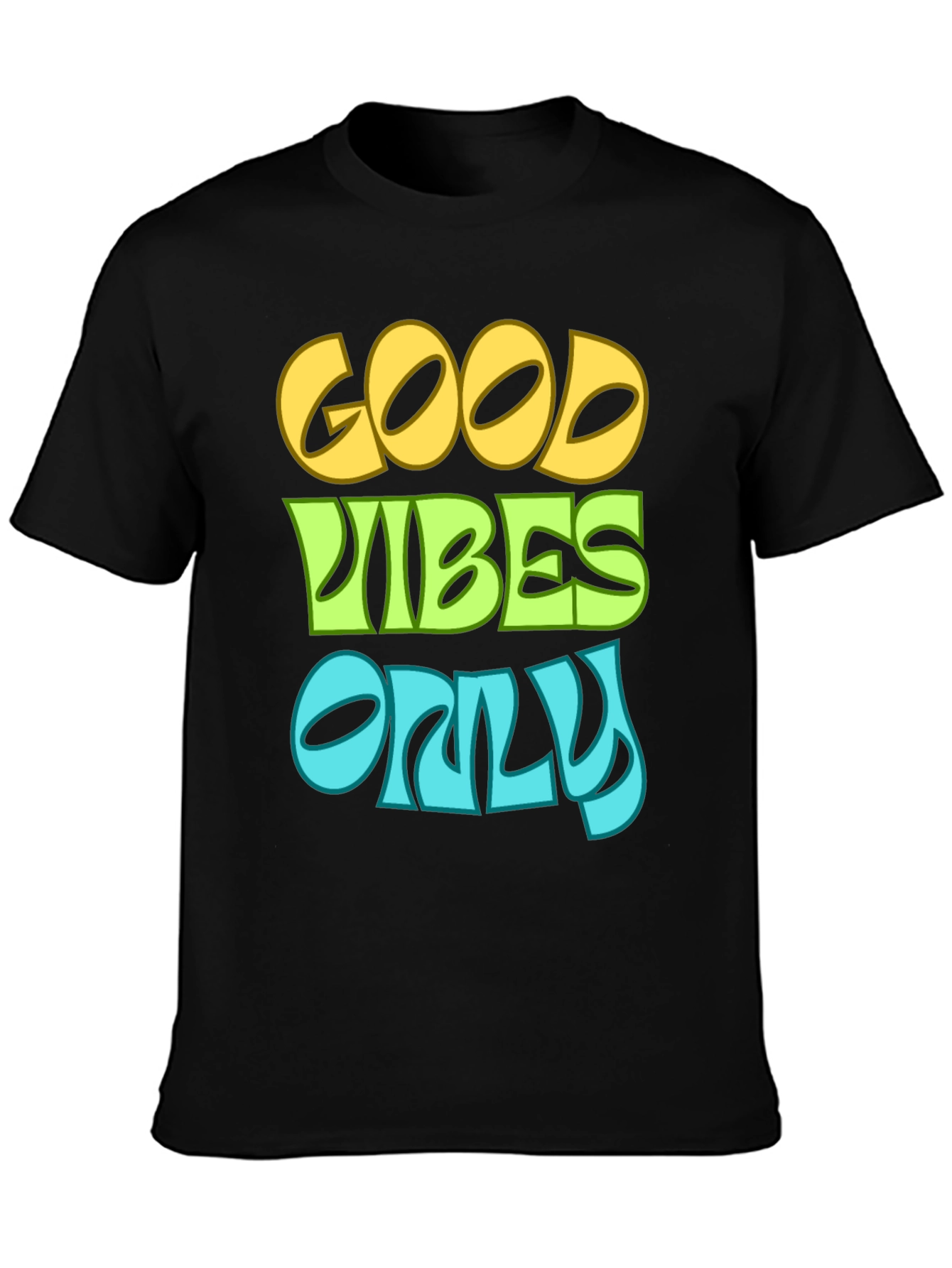 Good Vibes Only Black T-Shirt
