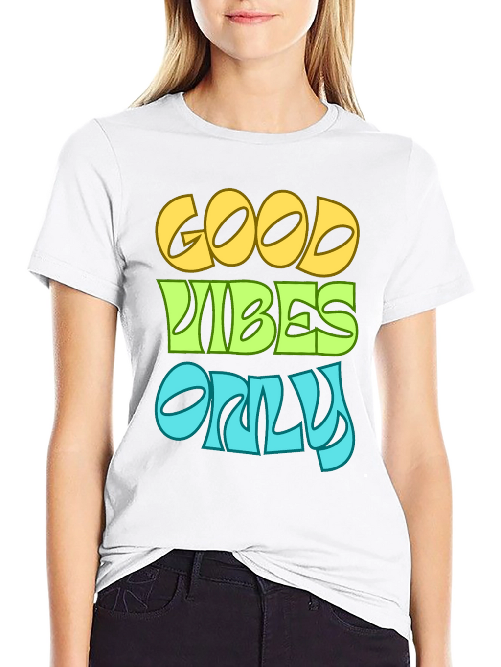 Good Vibes Only Black T-Shirt