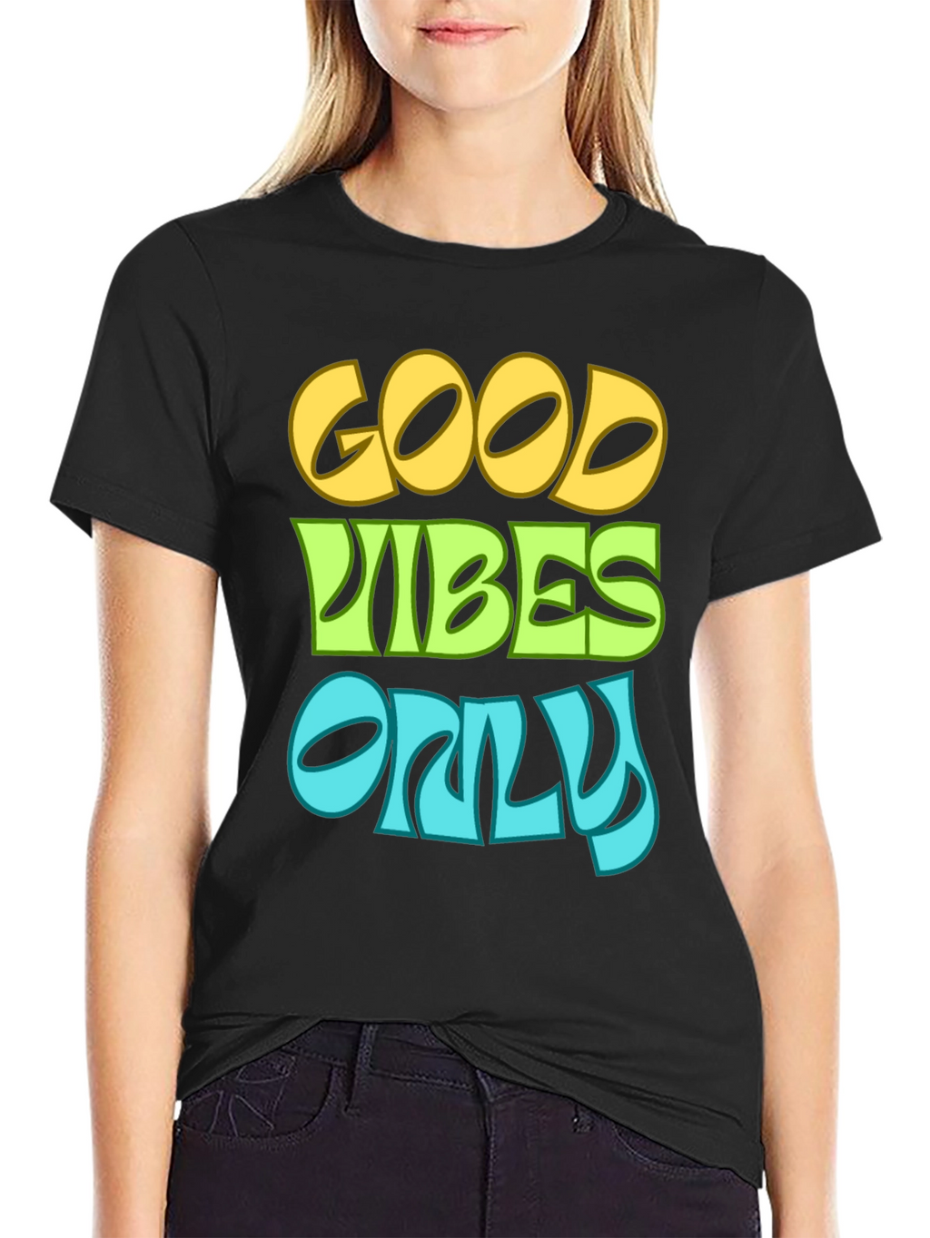 Good Vibes Only Black T-Shirt