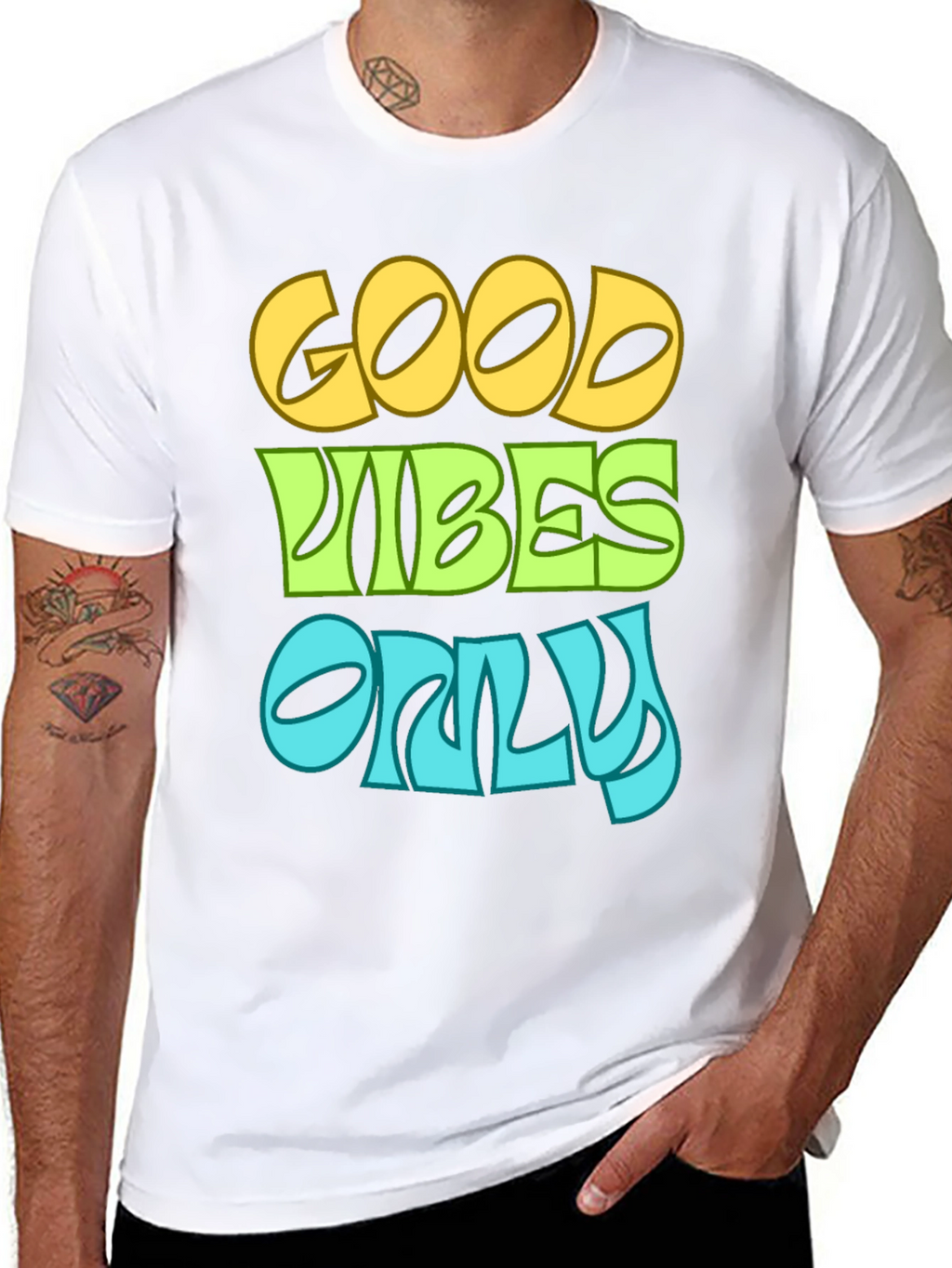 Good Vibes Only Black T-Shirt