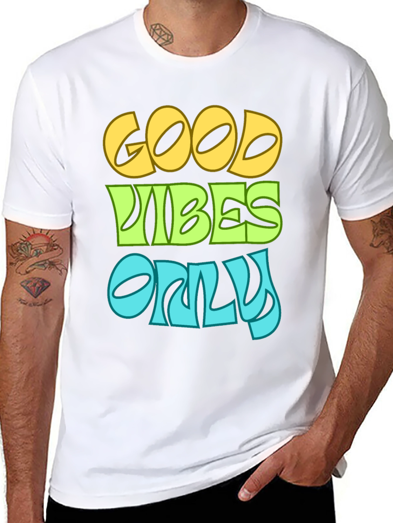 Good Vibes Only Black T-Shirt