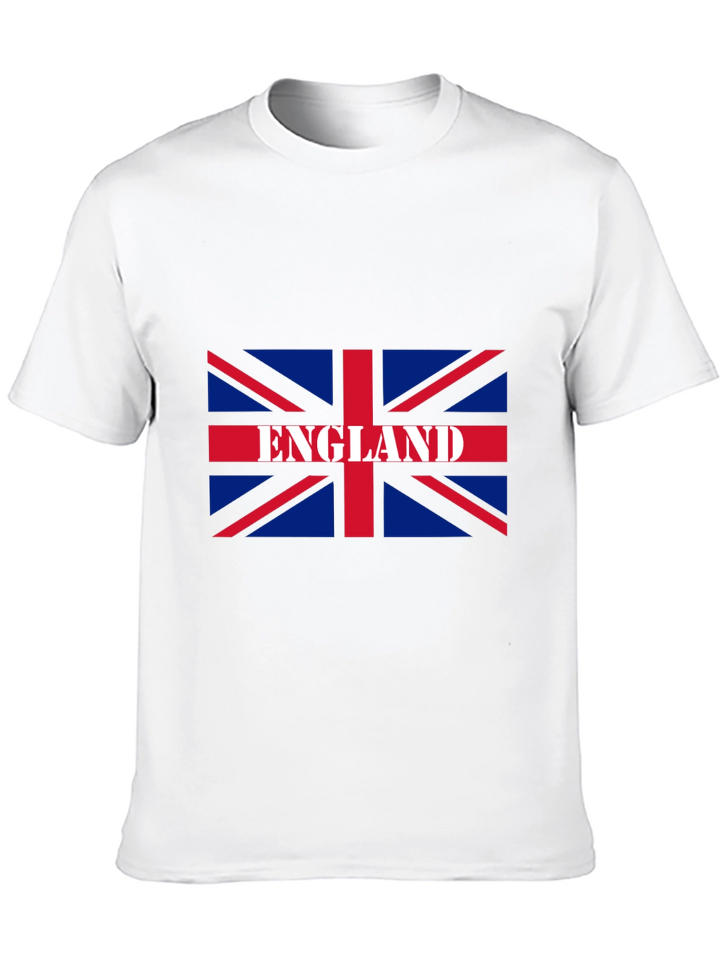 England Flag Graphic T-Shirt - Black