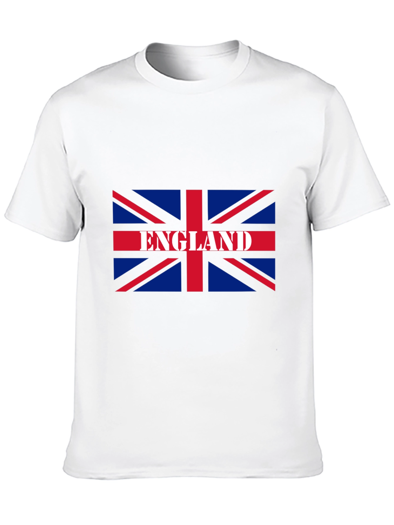 England Flag Graphic T-Shirt - Black