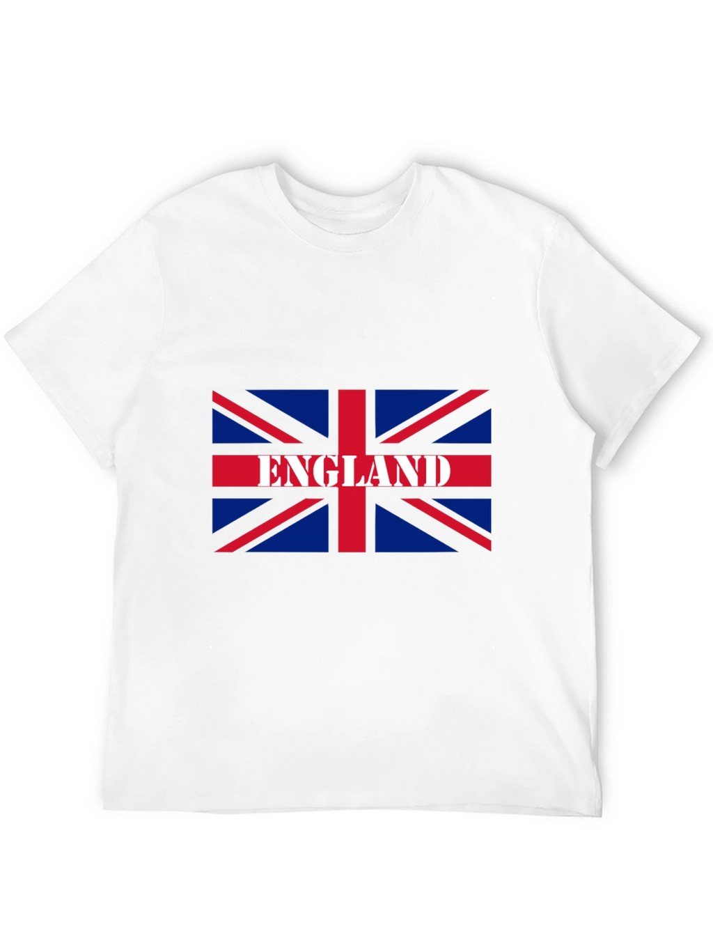 England Flag Graphic T-Shirt - Black