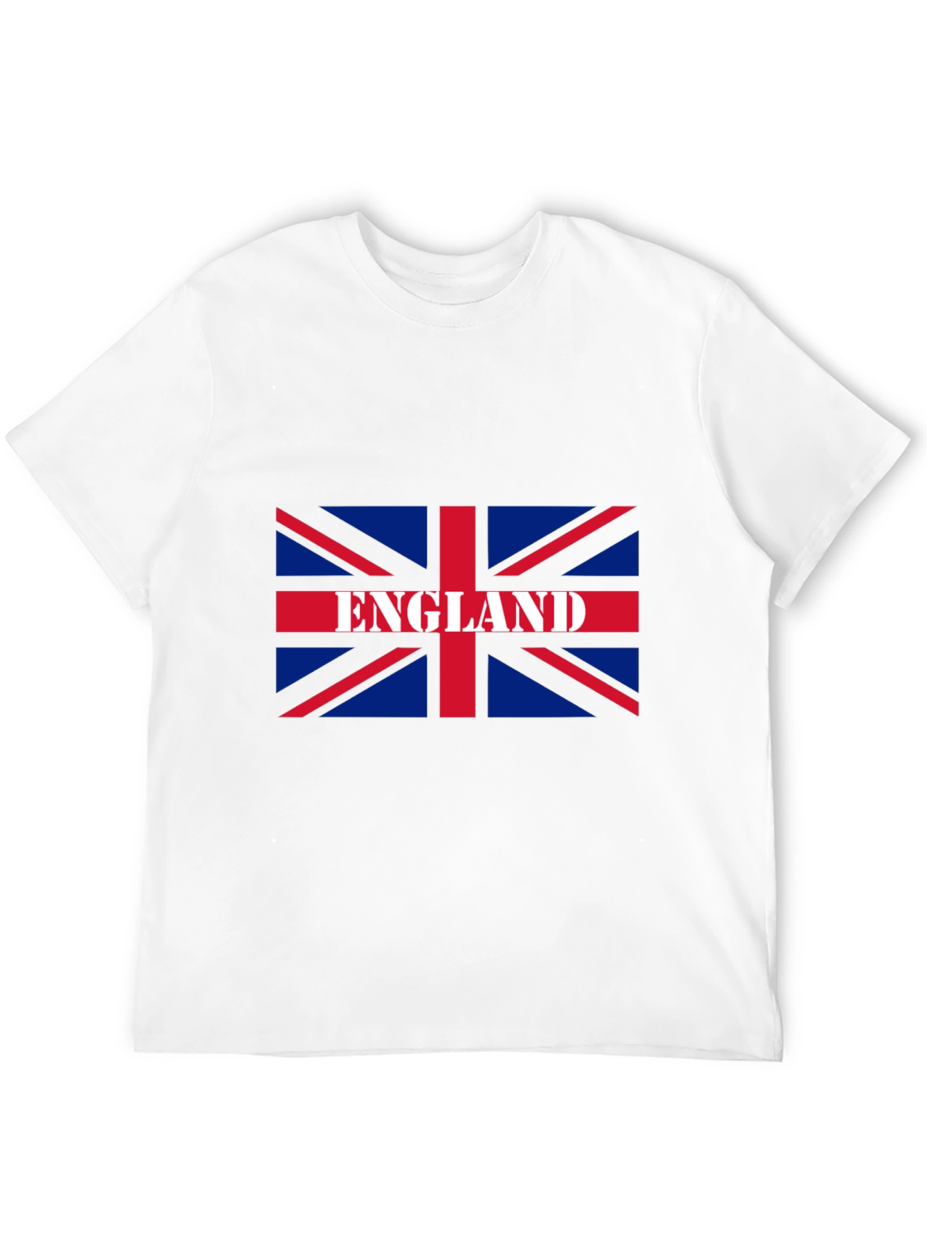 England Flag Graphic T-Shirt - Black