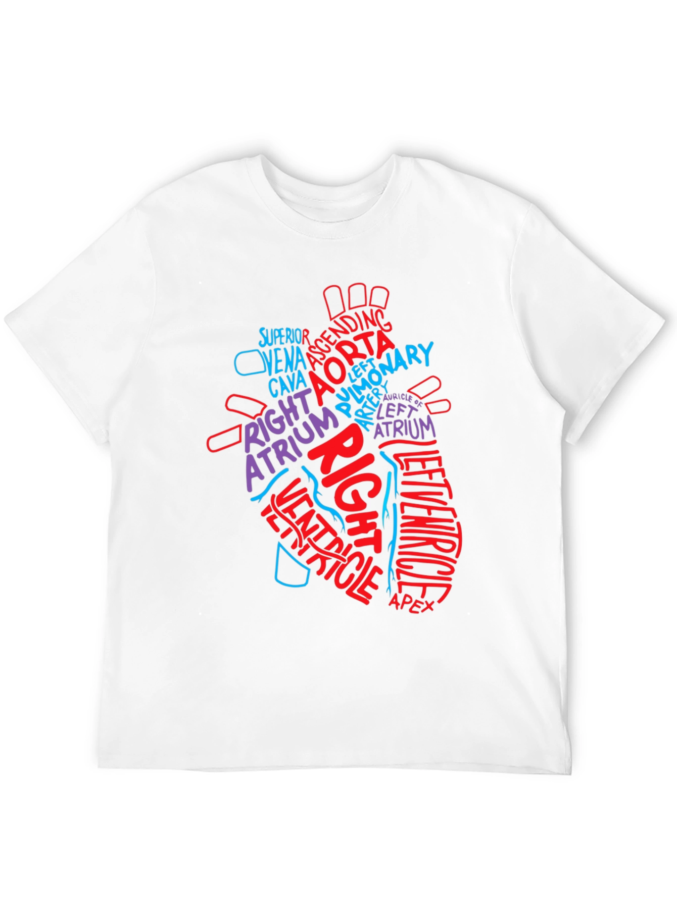 Anatomy Heart T-Shirt - Medical Science Tee