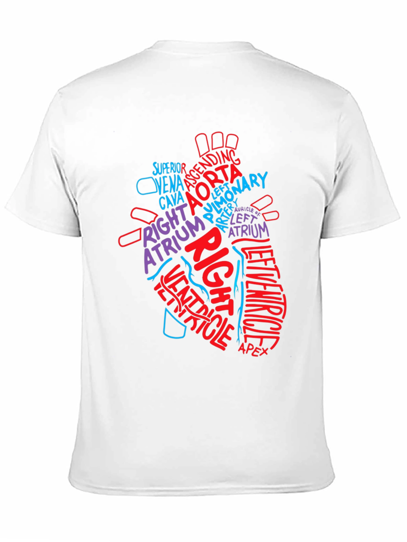 Anatomy Heart T-Shirt - Medical Science Tee