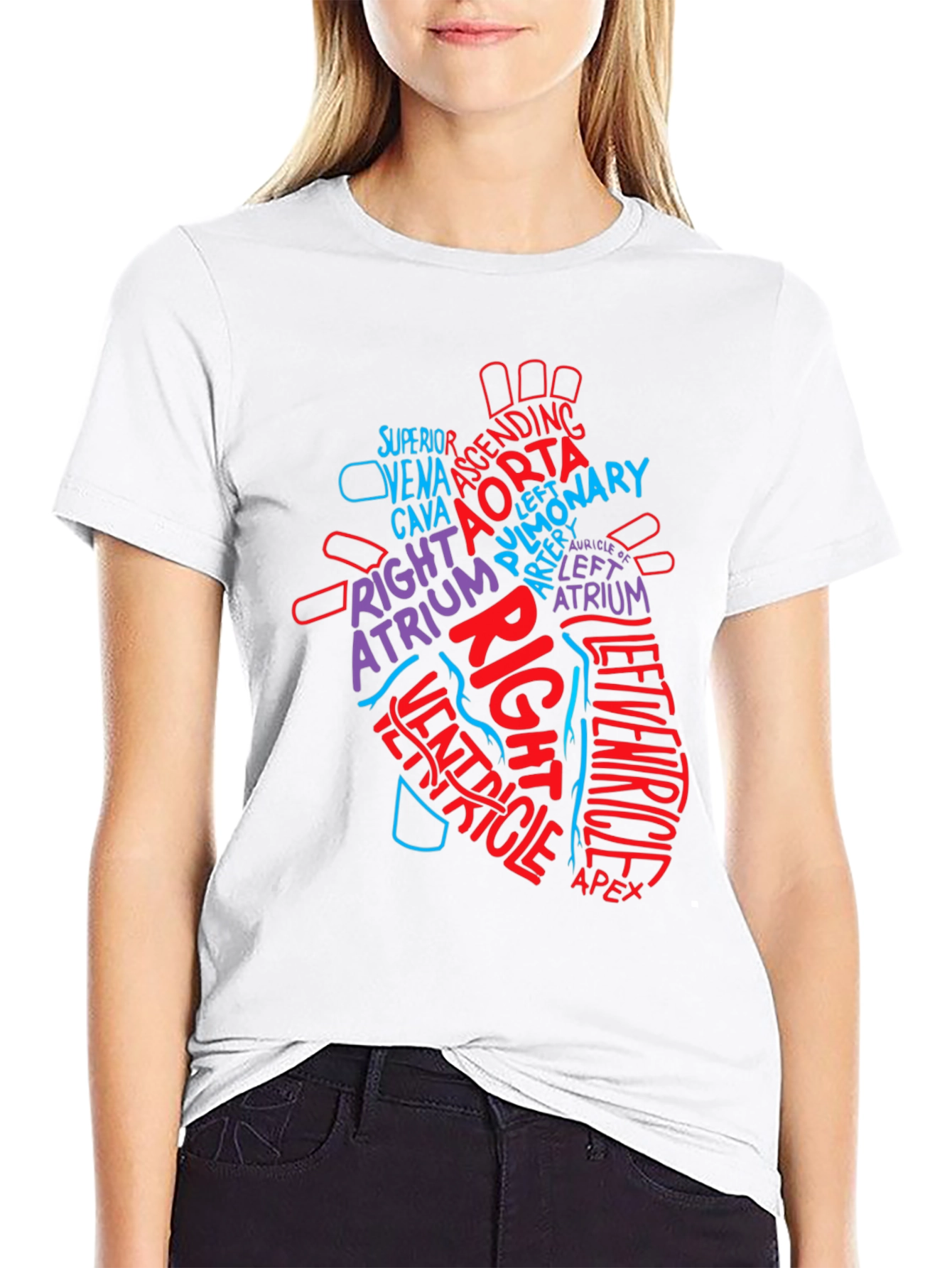 Anatomy Heart T-Shirt - Medical Science Tee