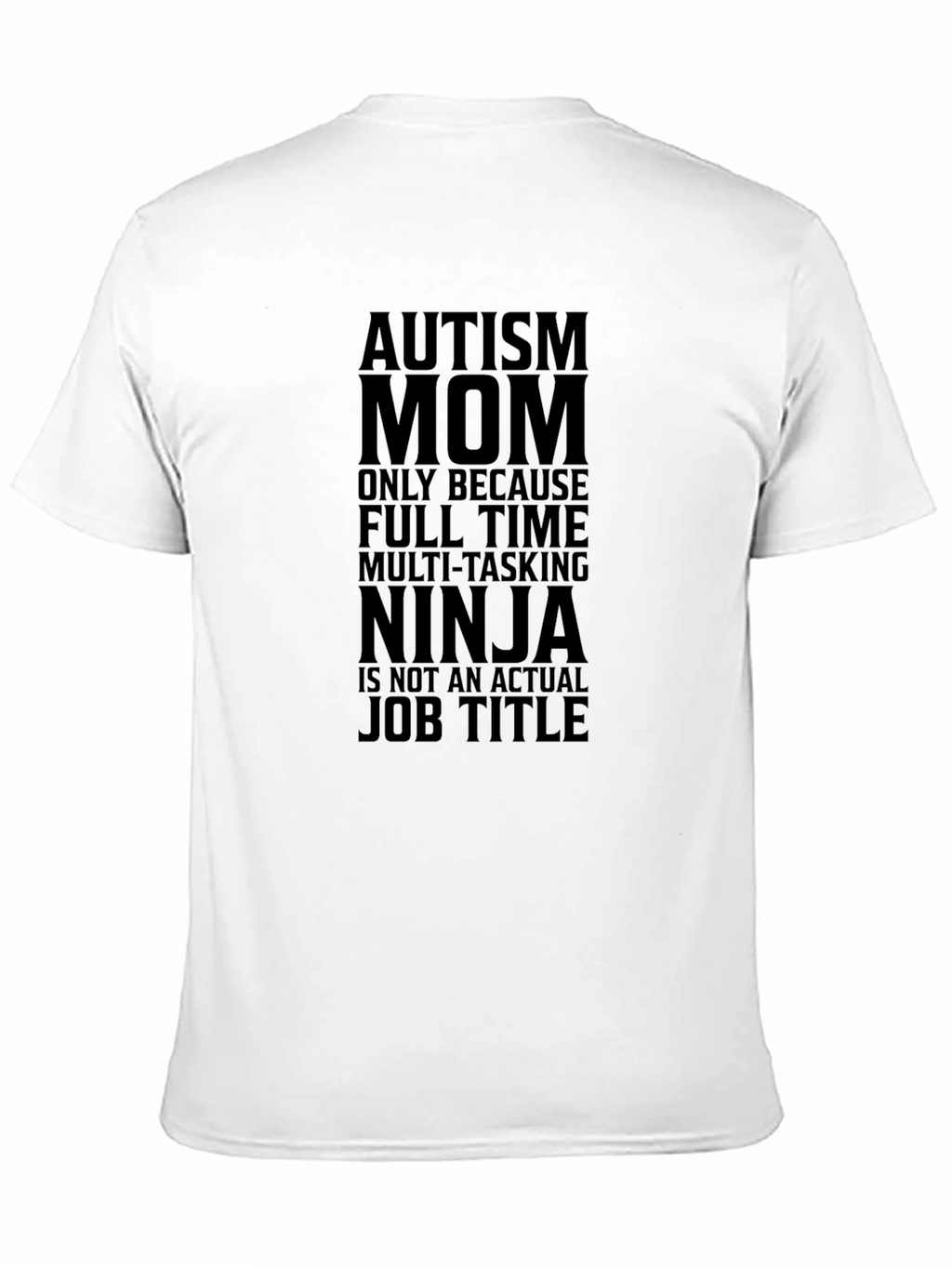 Autism Mom Ninja Graphic Tee - Black