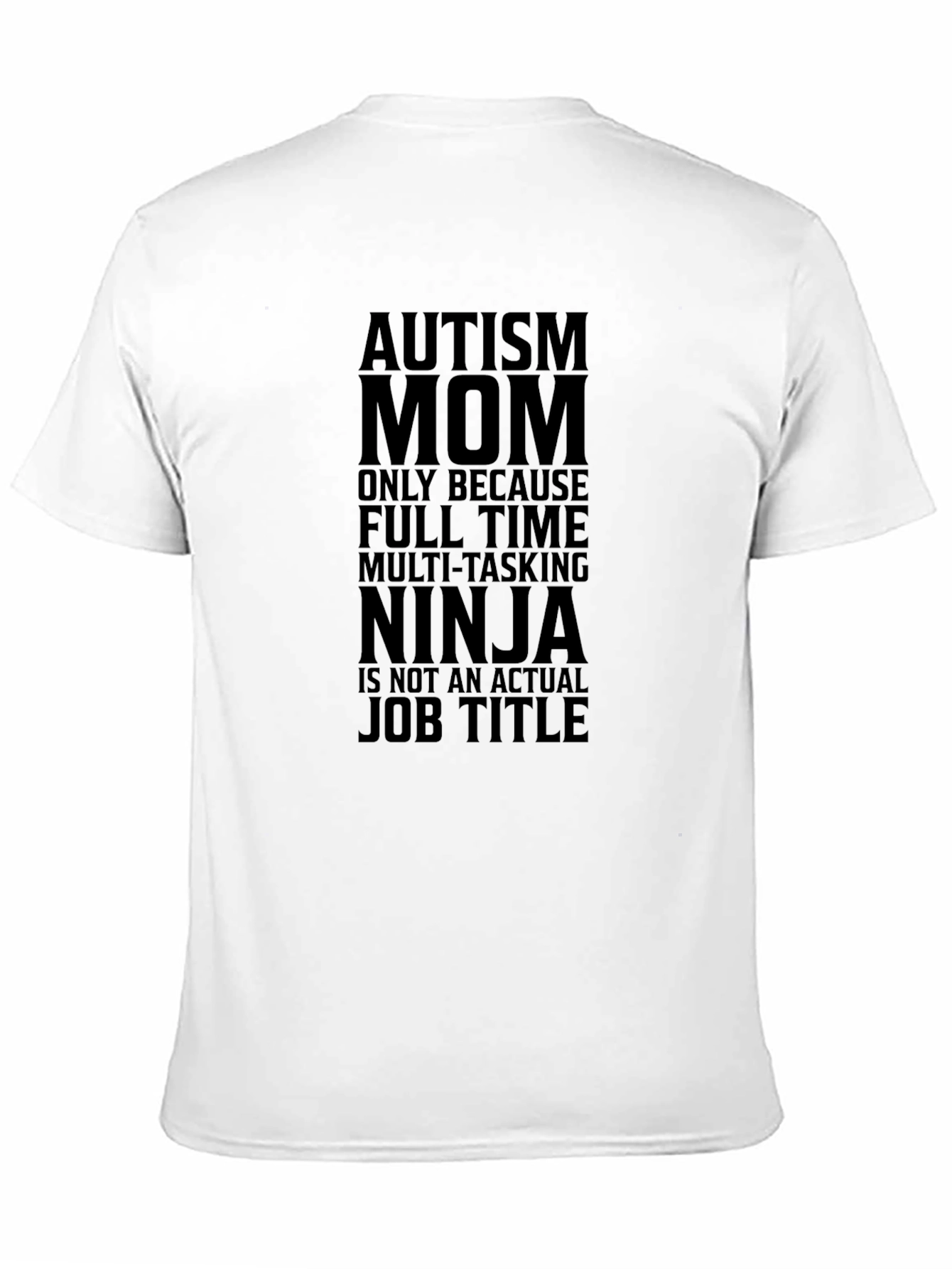 Autism Mom Ninja Graphic Tee - Black